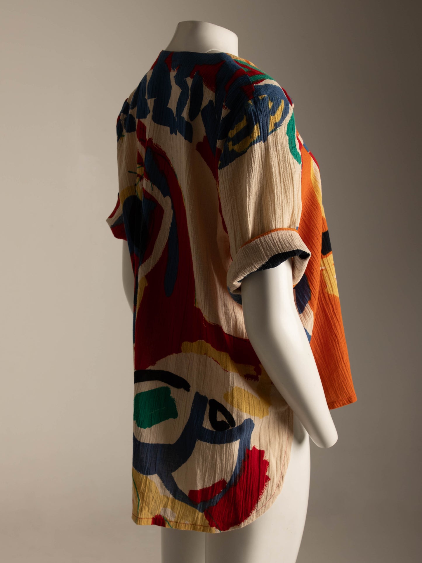 Betty Jackson 'The Cloth' 1985 Abstract Design Blouse