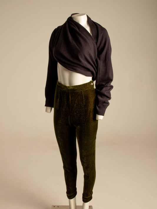 Callaghan Romeo Gigli Green Velvet Trousers