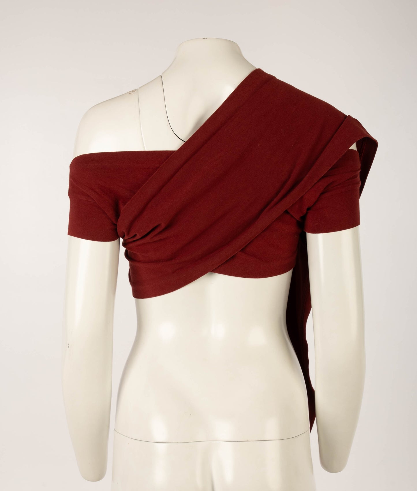 Romeo Gigli Red Wrap Top