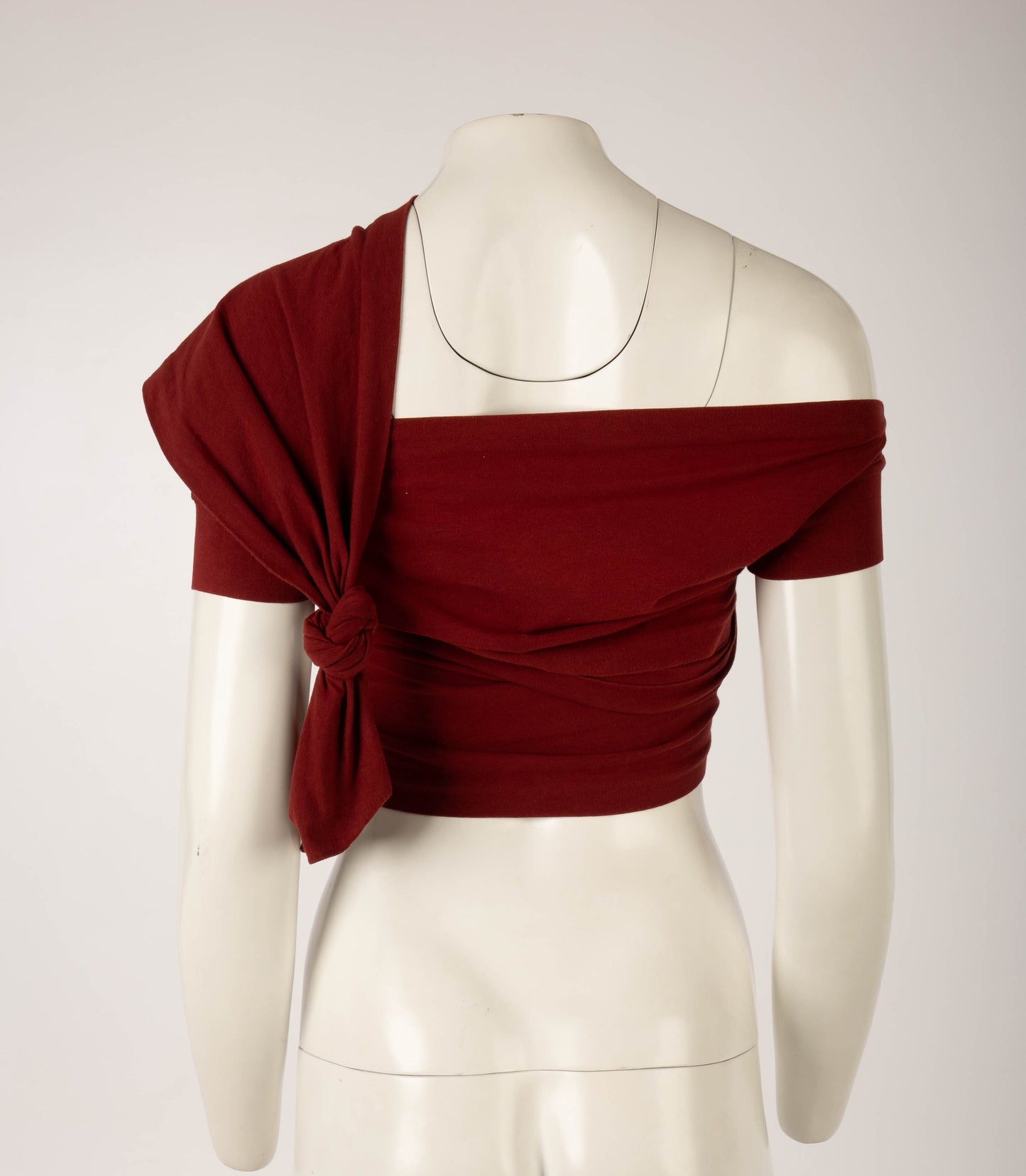 Romeo Gigli Red Wrap Top