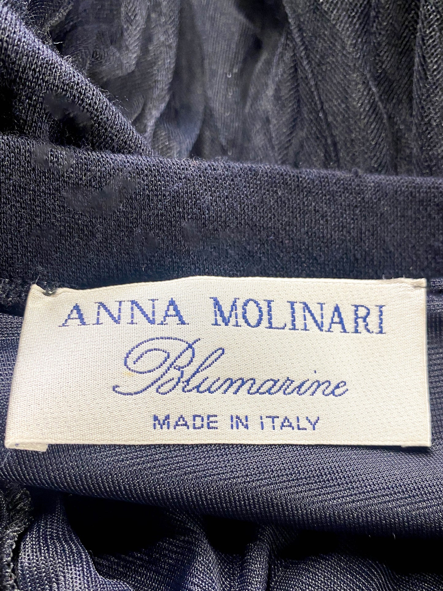 Blumarine Anna Molinari 1992 black Tulle Skirt with Bows