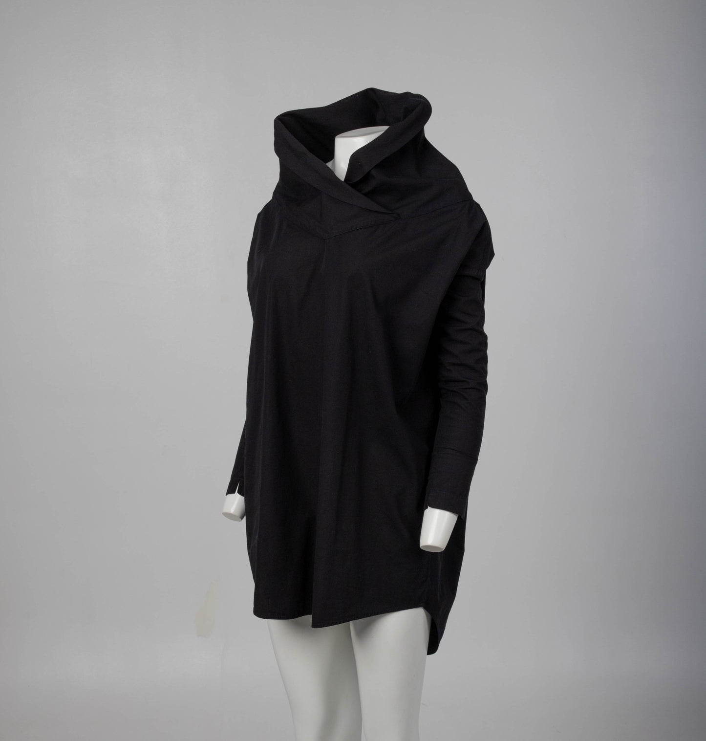 Romeo Gigli 1980's Black Cocoon Blouse