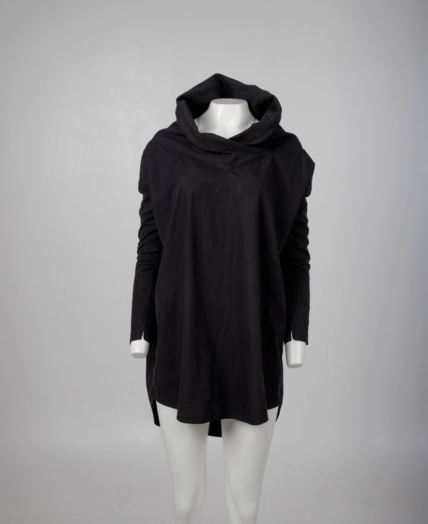 Romeo Gigli 1980's Black Cocoon Blouse