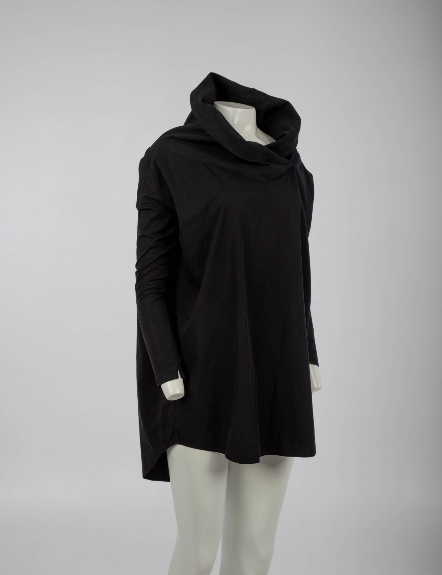 Romeo Gigli 1980's Black Cocoon Blouse