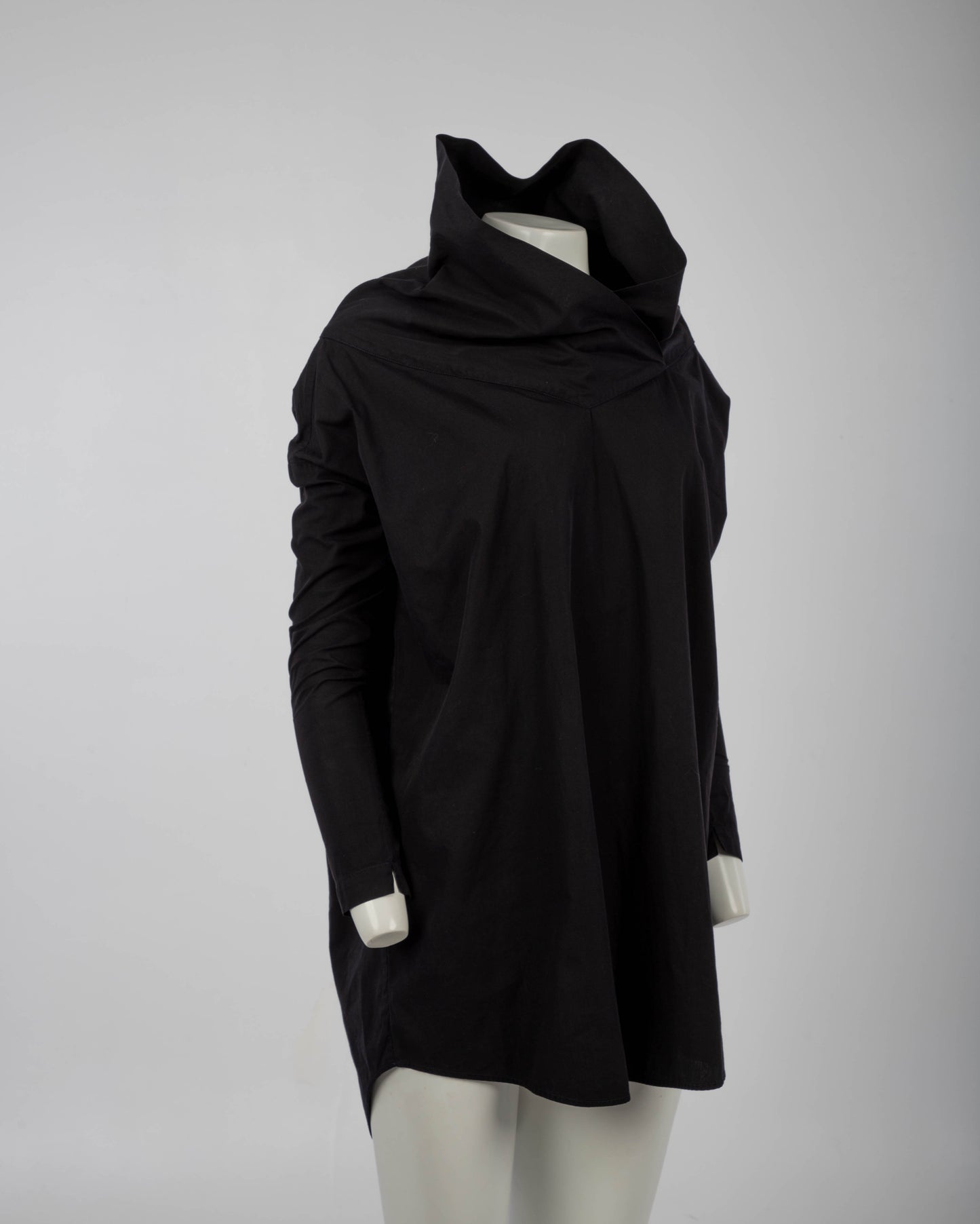 Romeo Gigli 1980's Black Cocoon Blouse