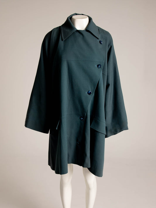 Olivier Guillemin Teal Green Coat