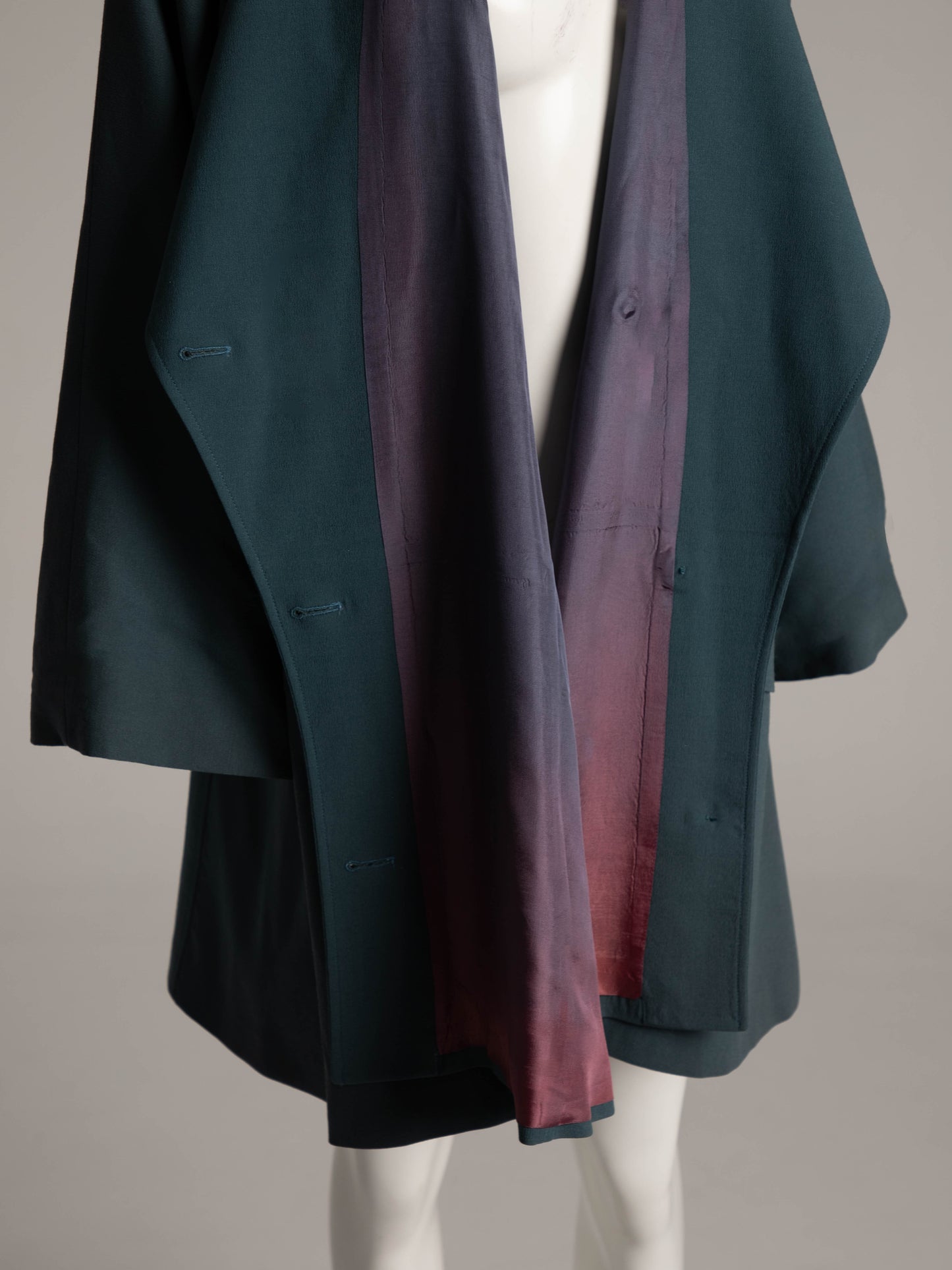 Olivier Guillemin Teal Green Coat