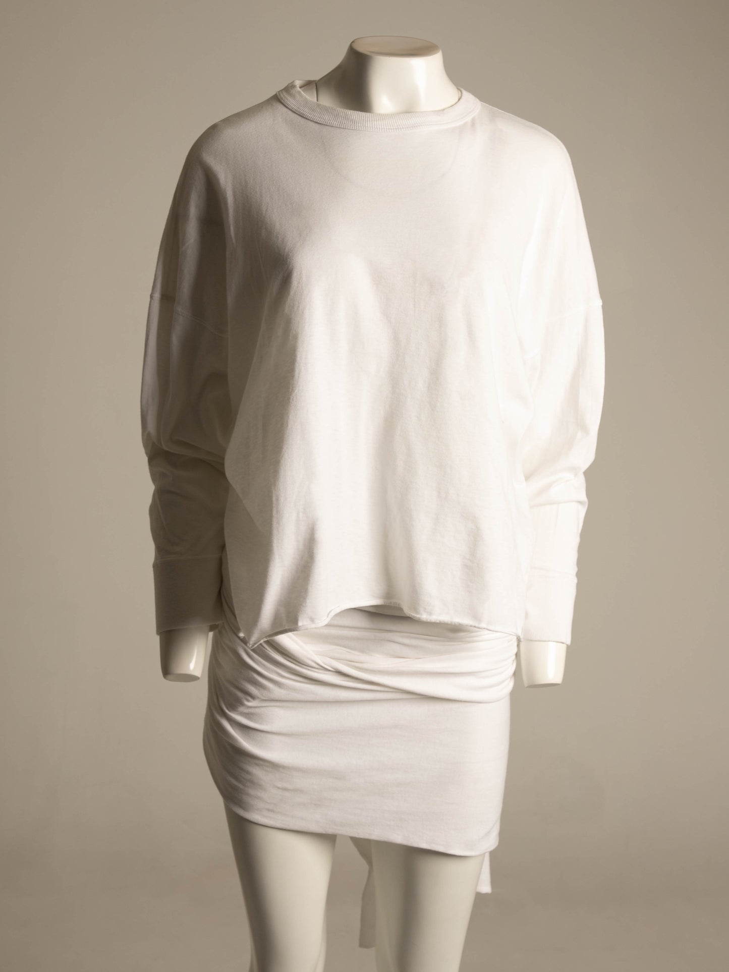 Joseph Tricot White Wrapped Dress Circa 1980s