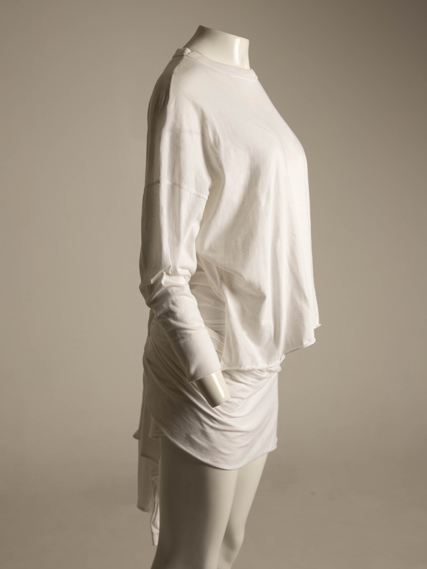 Joseph Tricot White Wrapped Dress Circa 1980s