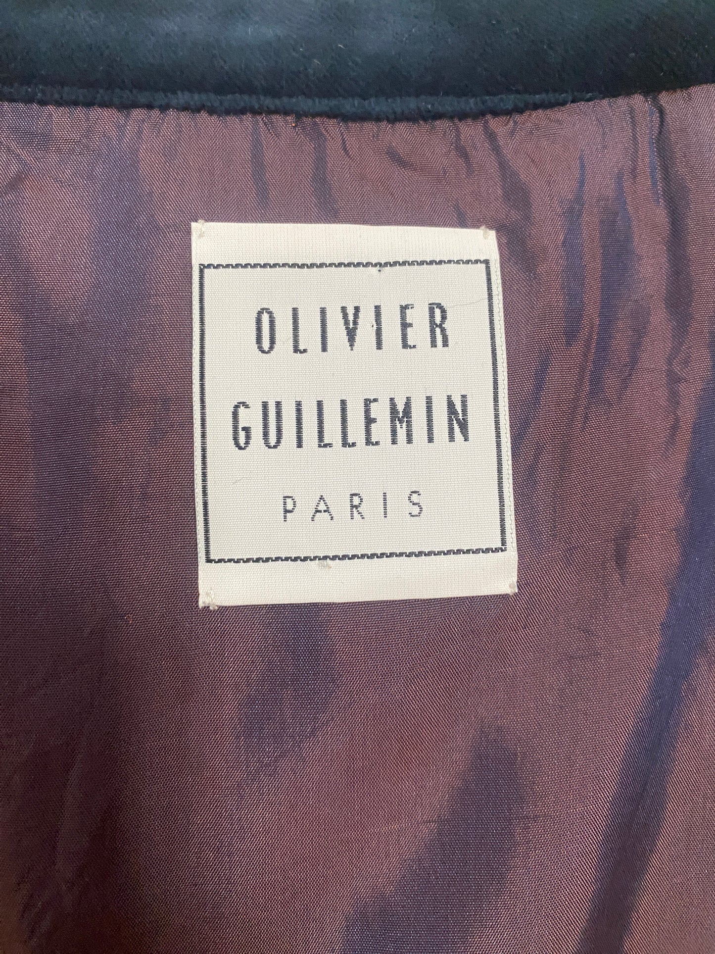 Olivier Guillemin Velour Skirt Circa 1990s