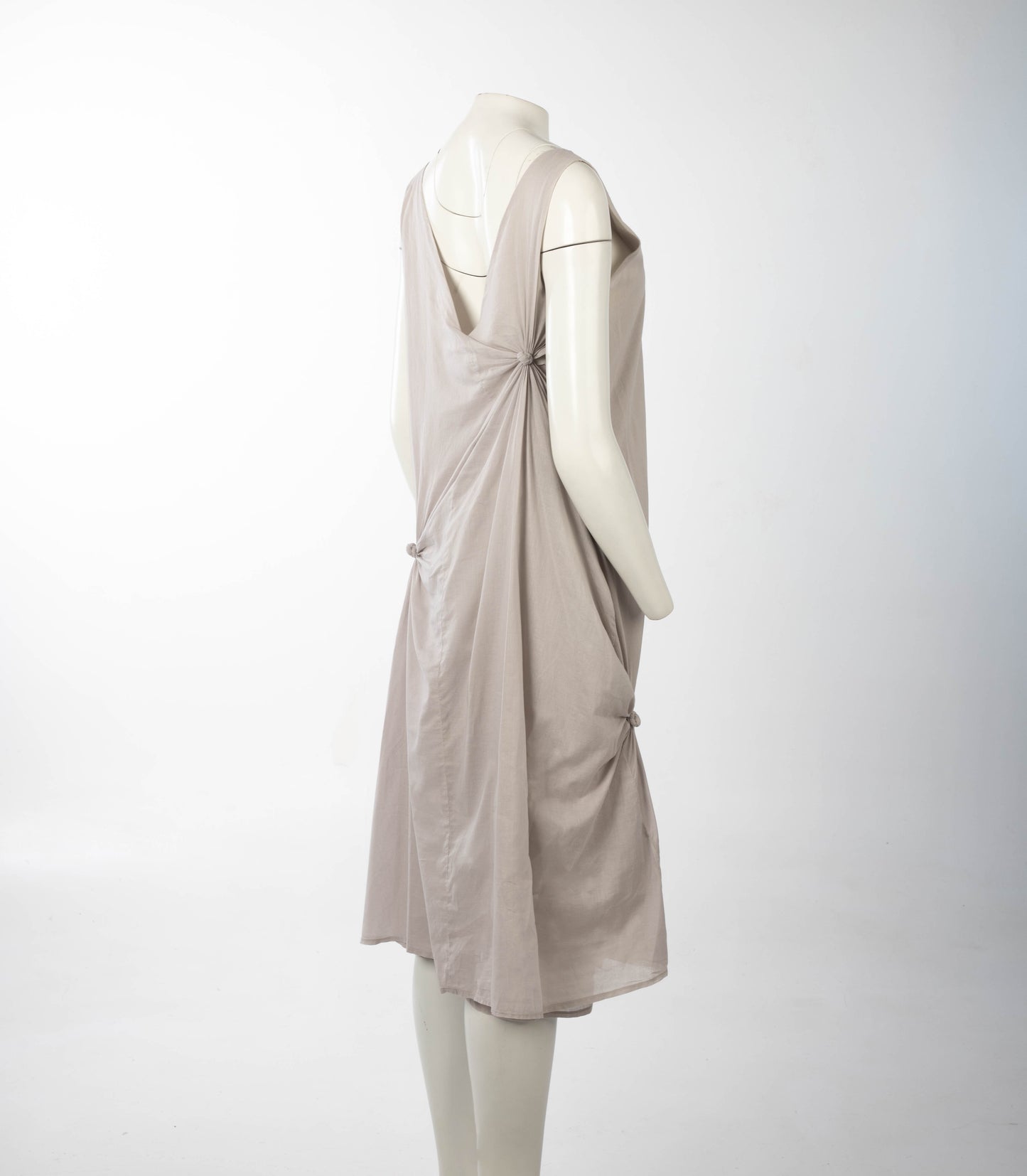 Zelona Zaba 1984 Cotton Knotted Dress