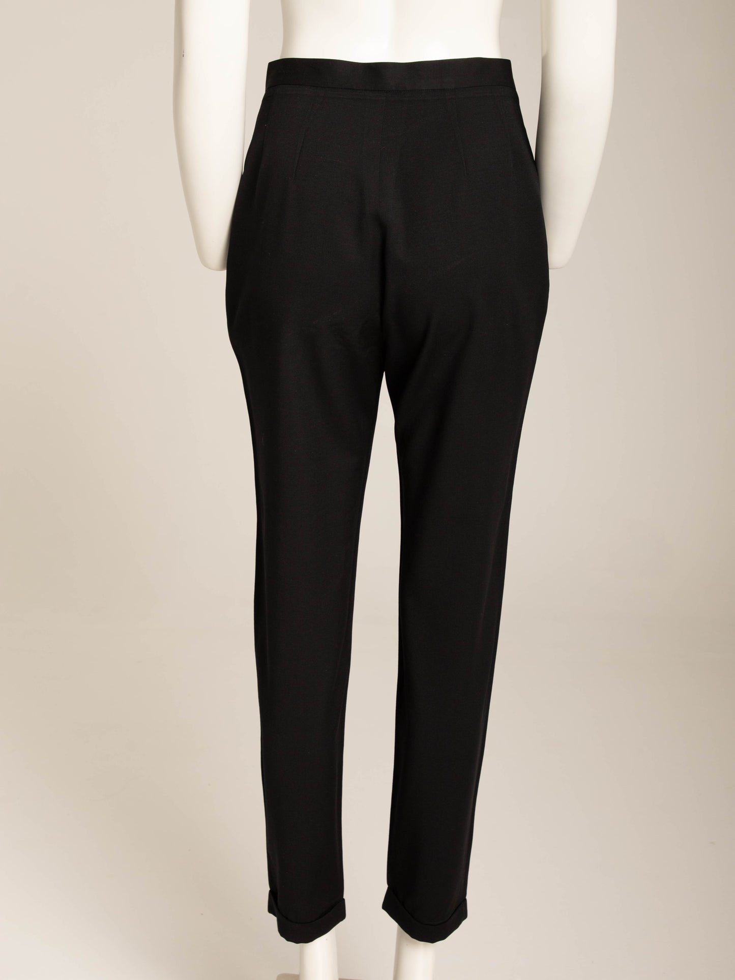 Prada Early 90s Black Wool Trouser