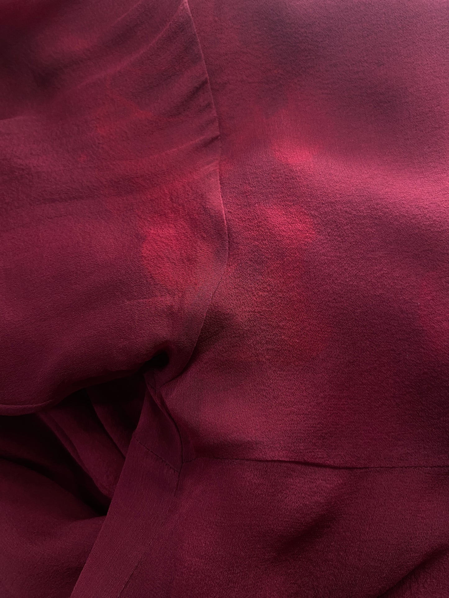 Dolce & Gabbana 1990 Red Silk Layered Jacket