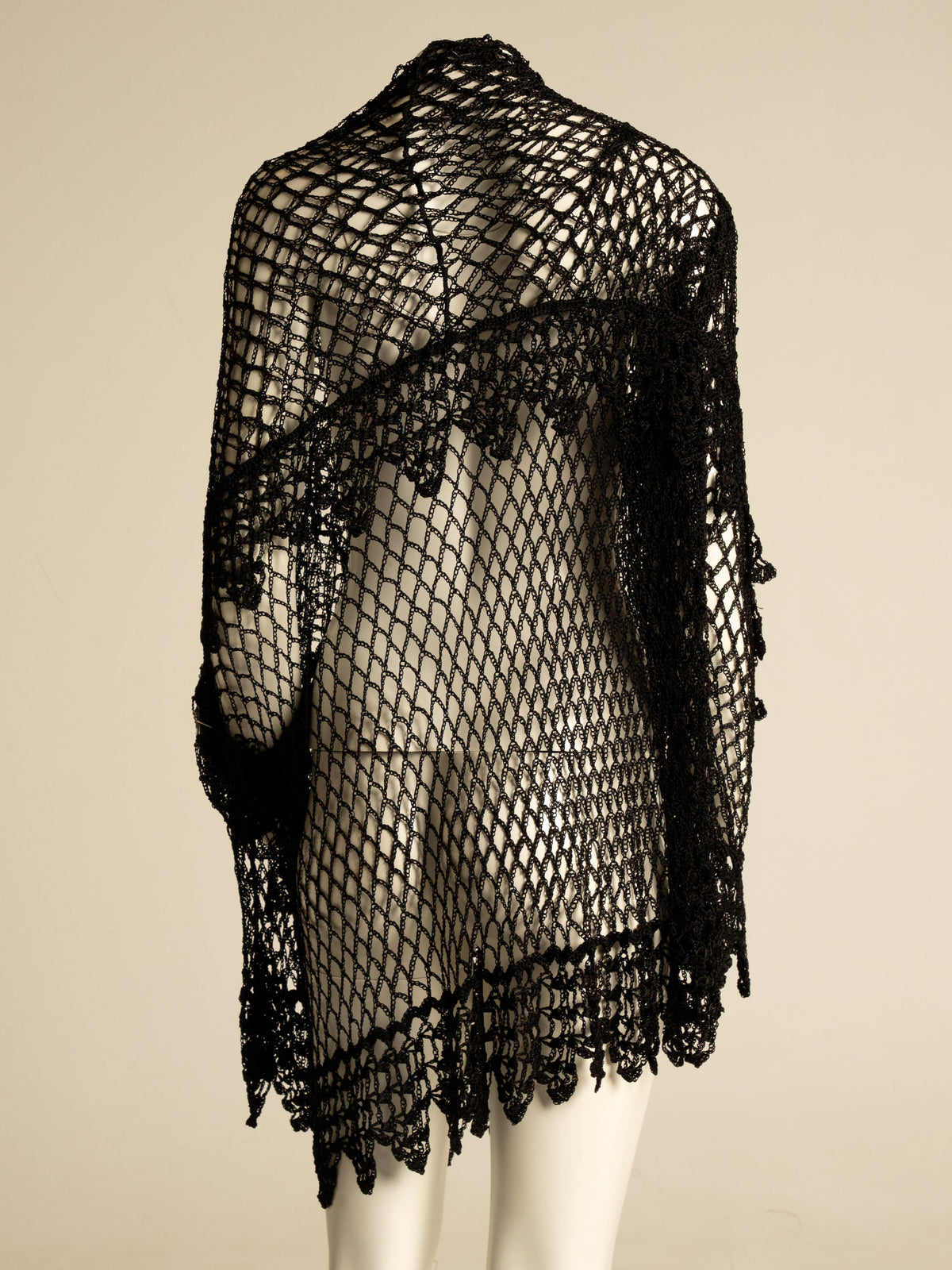 Dolce & Gabbana 1990 Handmade Silk Crochet Cardigan