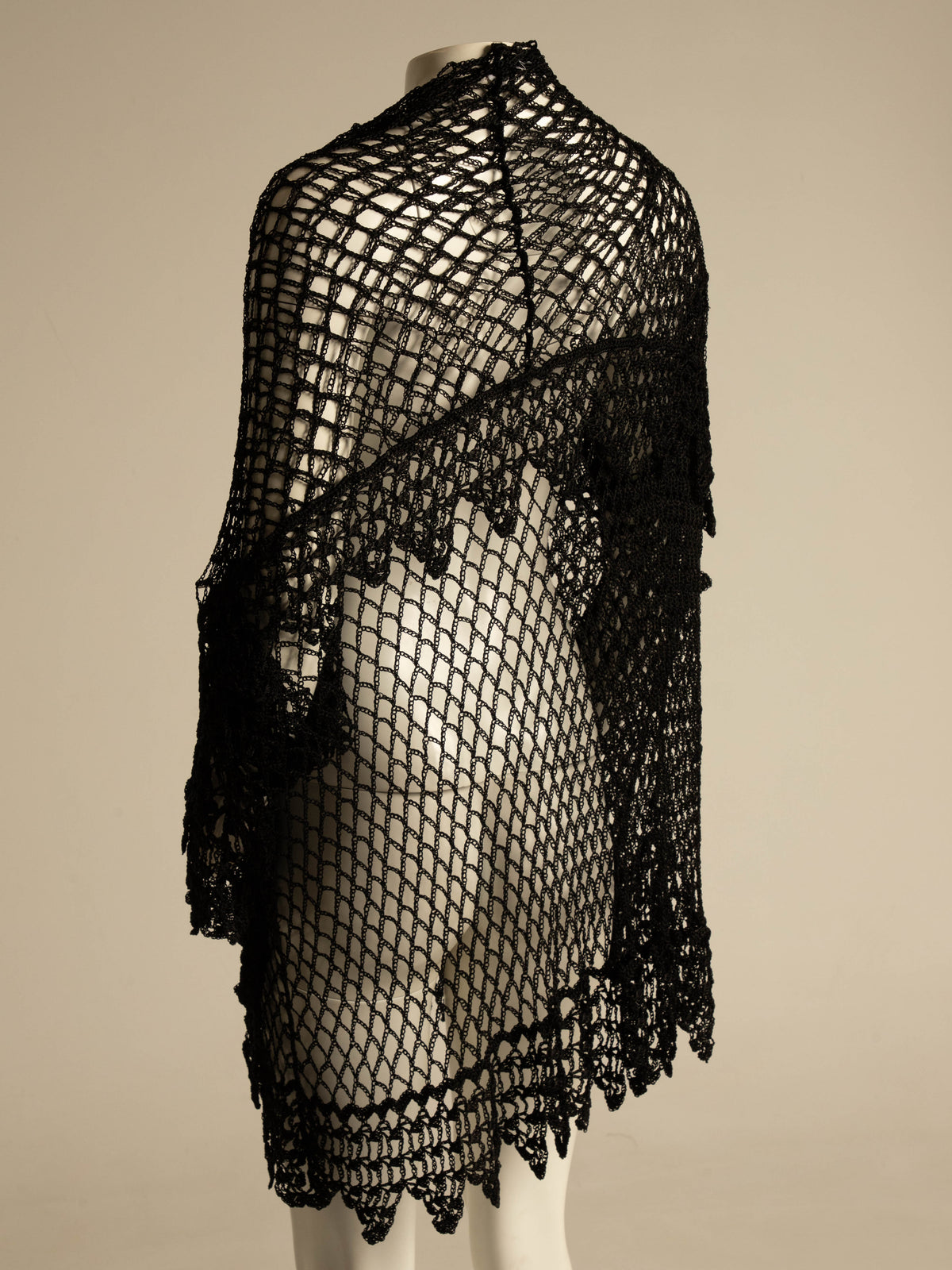 Dolce & Gabbana 1990 Handmade Silk Crochet Cardigan