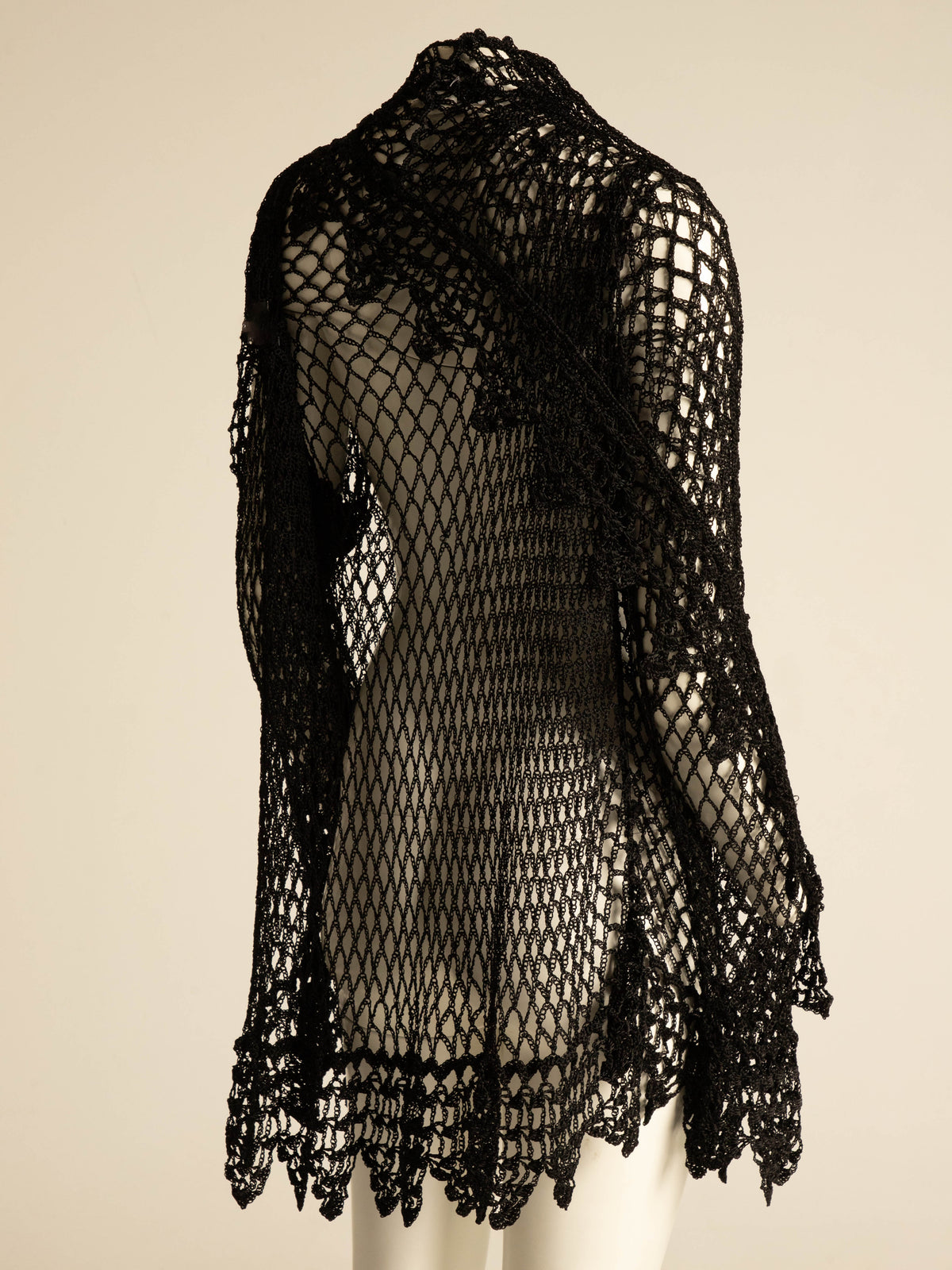 Dolce & Gabbana 1990 Handmade Silk Crochet Cardigan