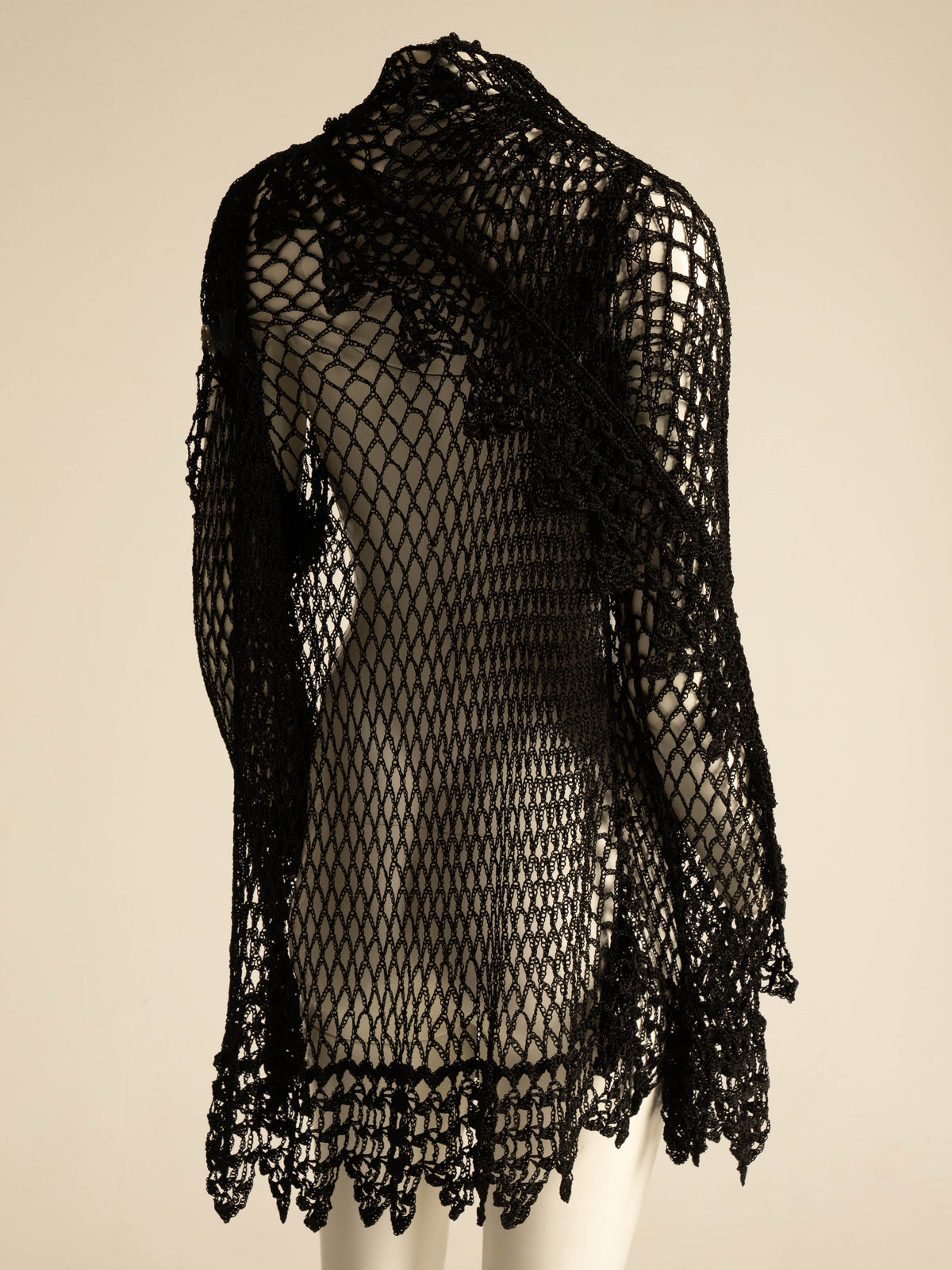 Dolce & Gabbana 1990 Handmade Silk Crochet Cardigan