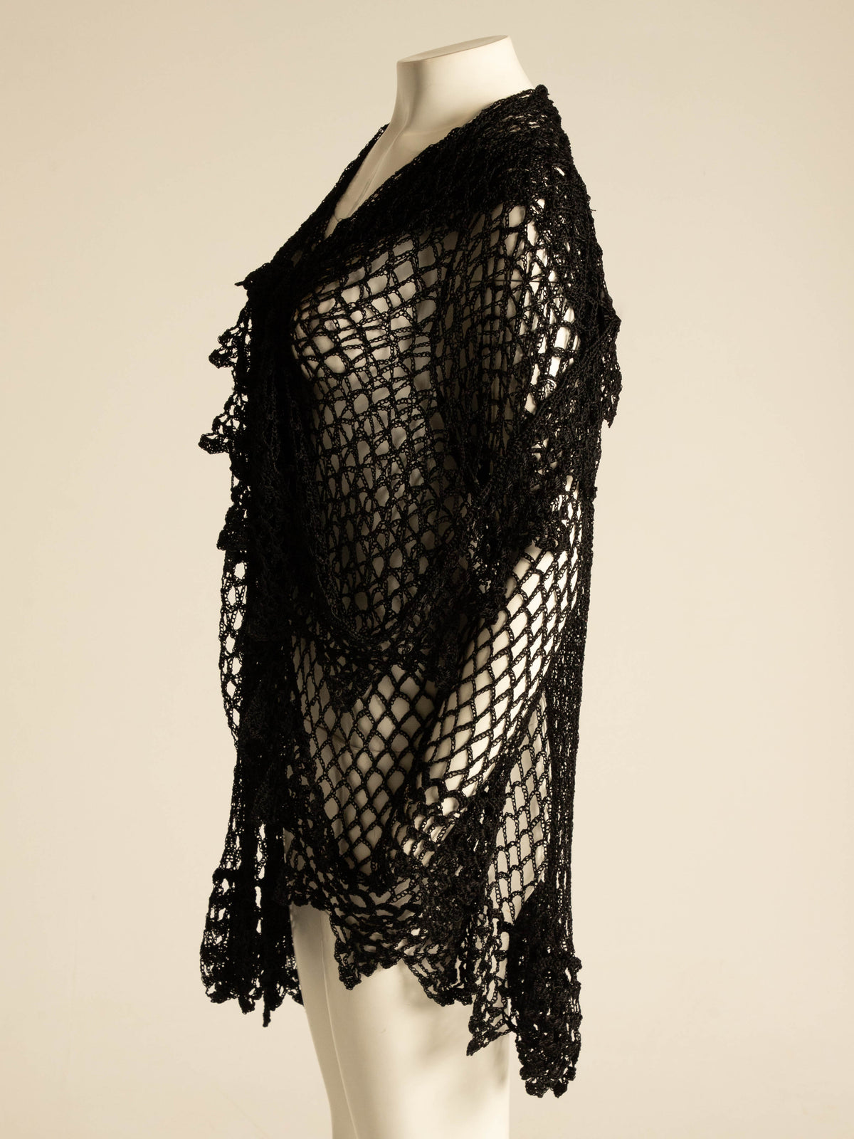 Dolce & Gabbana 1990 Handmade Silk Crochet Cardigan