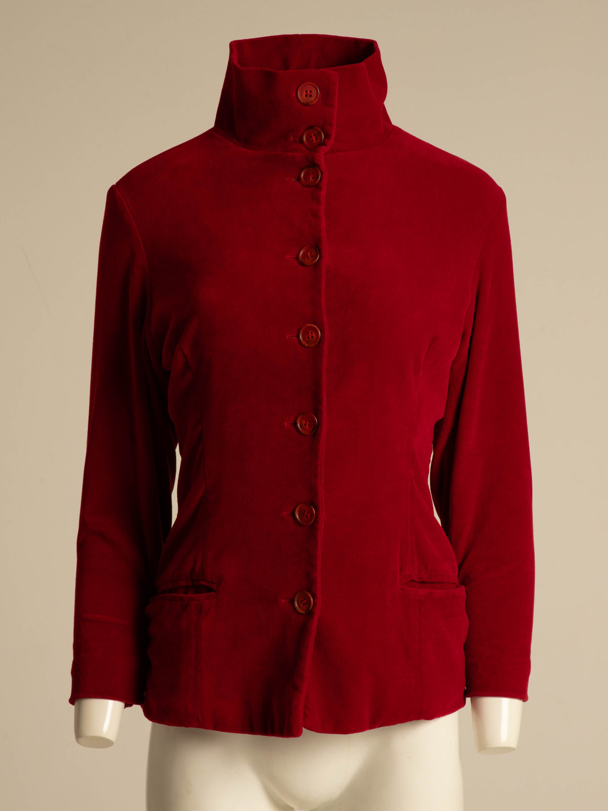 Dolce & Gabbana A/W 1991 Red Velvet Jacket