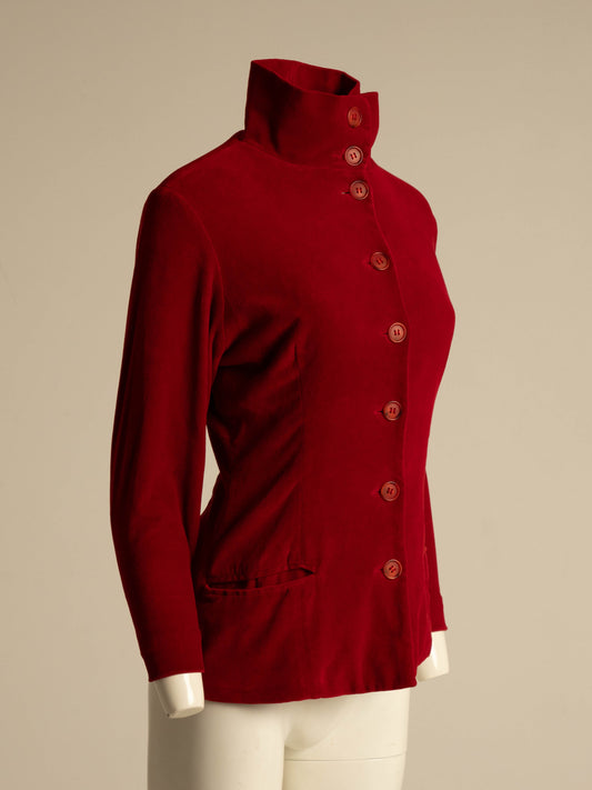 Dolce & Gabbana A/W 1991 Red Velvet Jacket