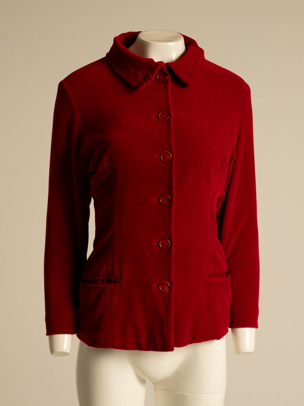 Dolce & Gabbana A/W 1991 Red Velvet Jacket