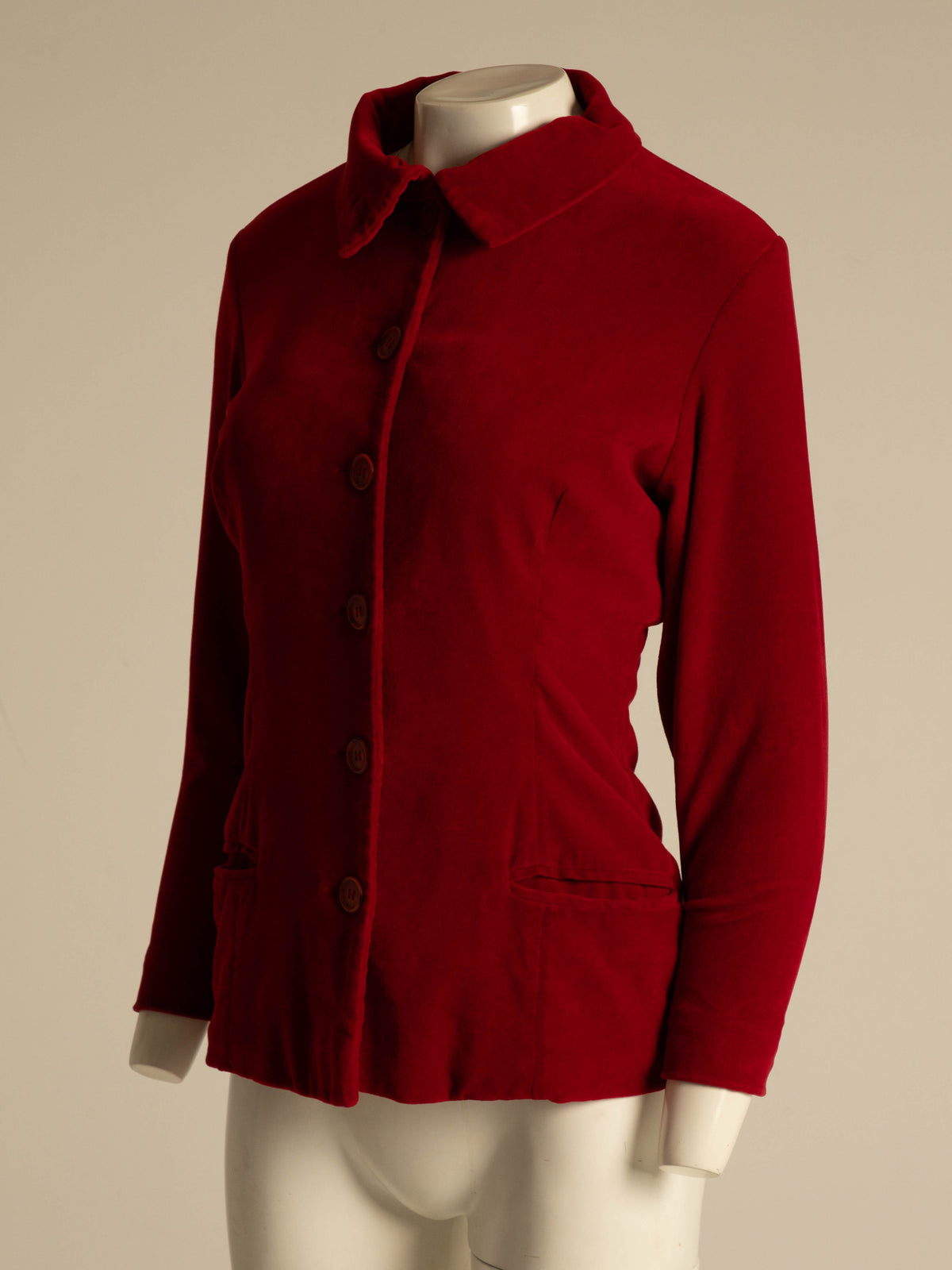 Dolce & Gabbana A/W 1991 Red Velvet Jacket