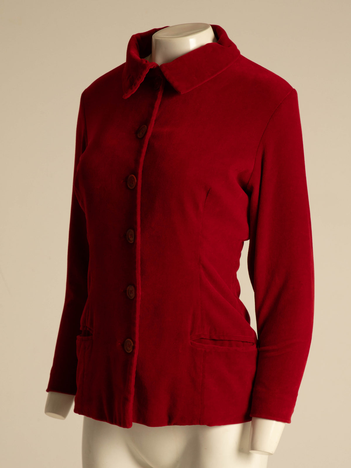 Dolce & Gabbana A/W 1991 Red Velvet Jacket