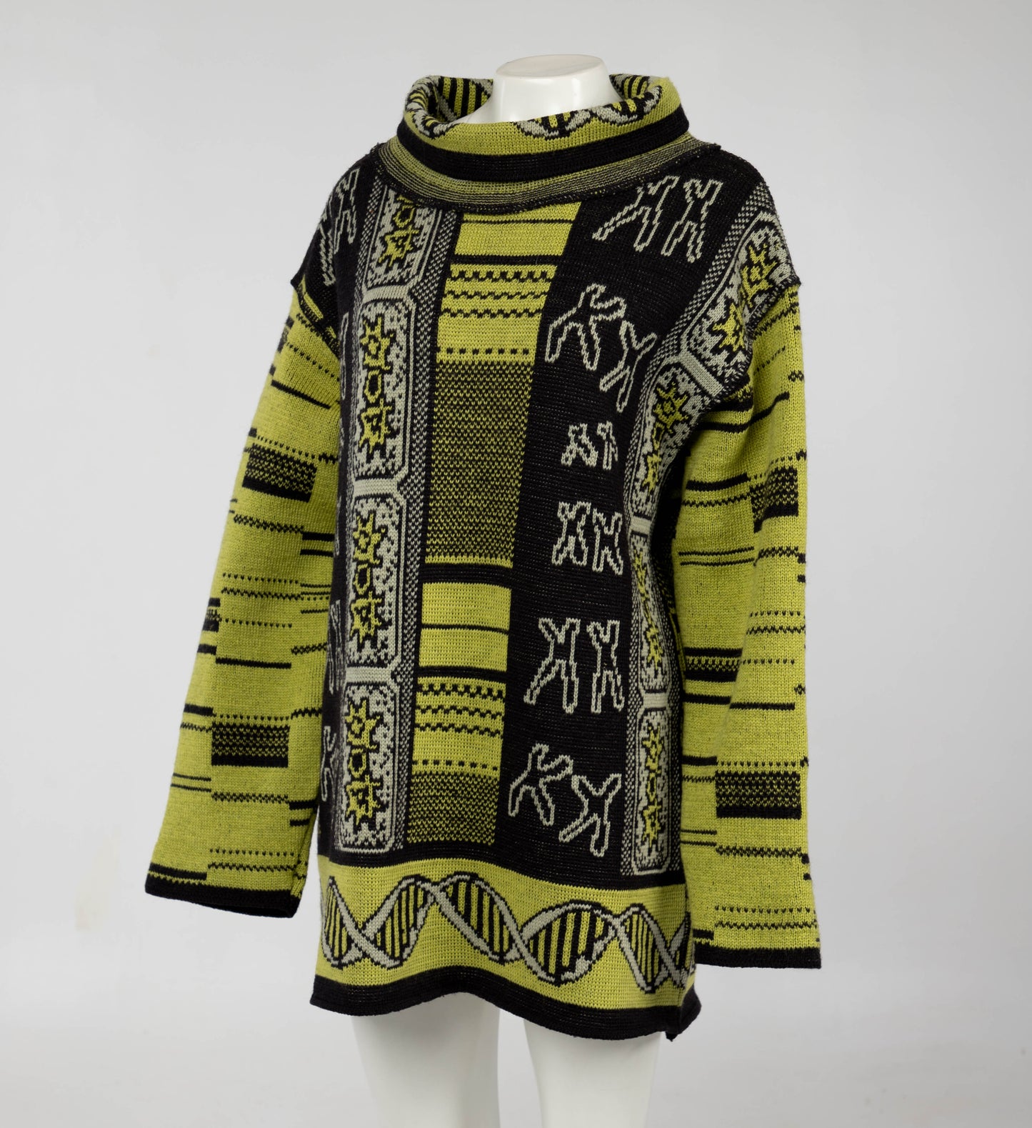 G Force A/W 1995 Jumper with DNA Chromosome Design