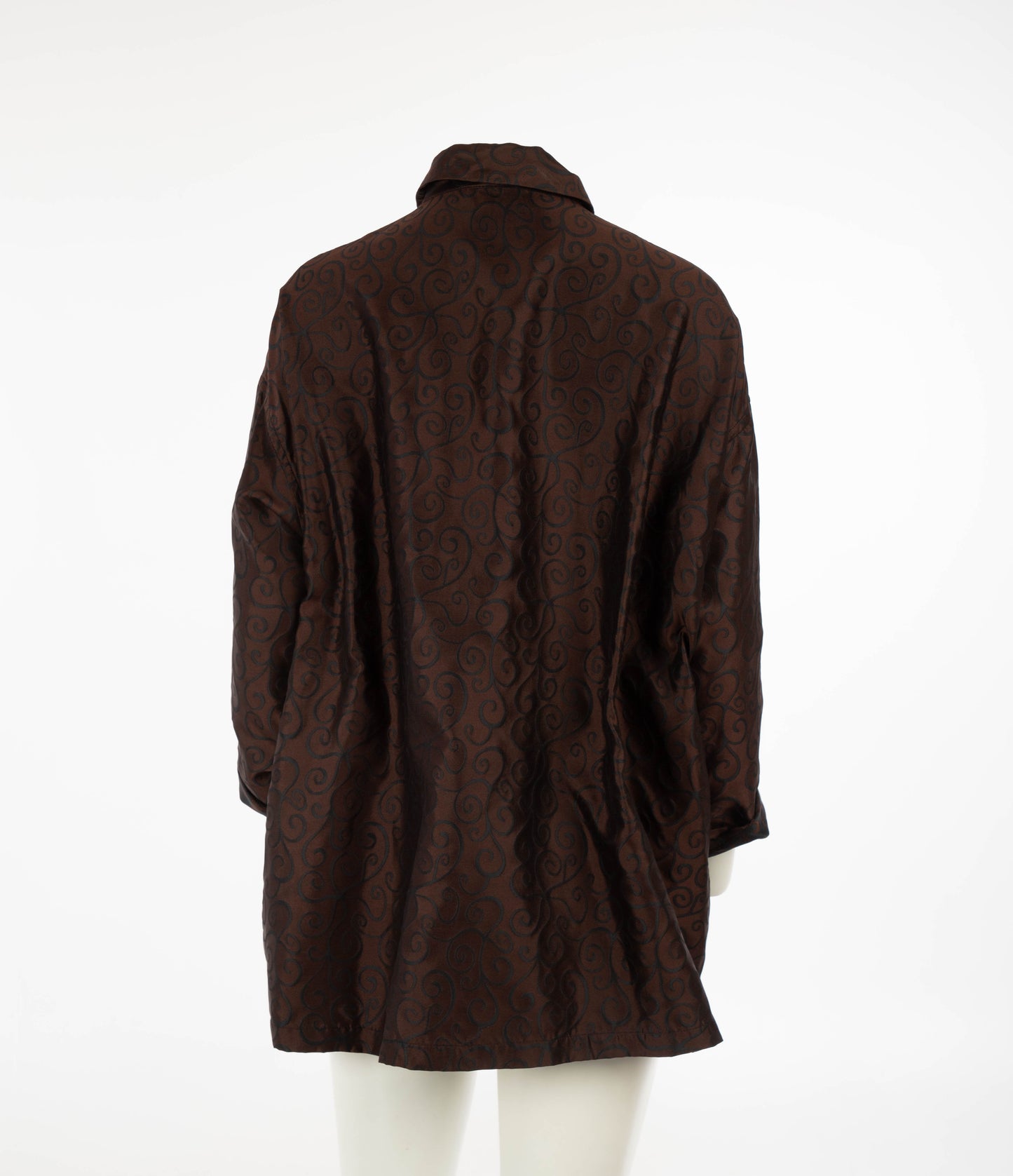 NN Studio, 10 Corso Como Silk Damask Jacket with Spiral Design