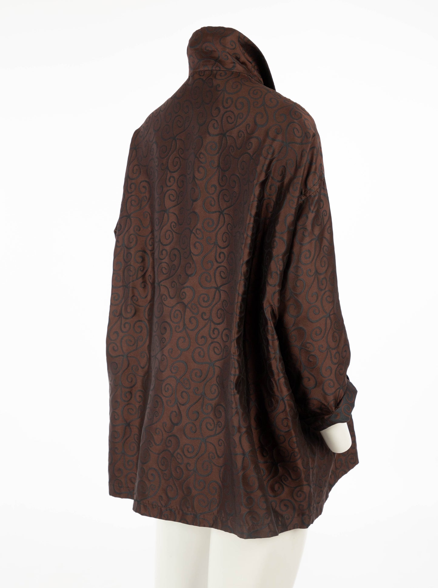 NN Studio, 10 Corso Como Silk Damask Jacket with Spiral Design