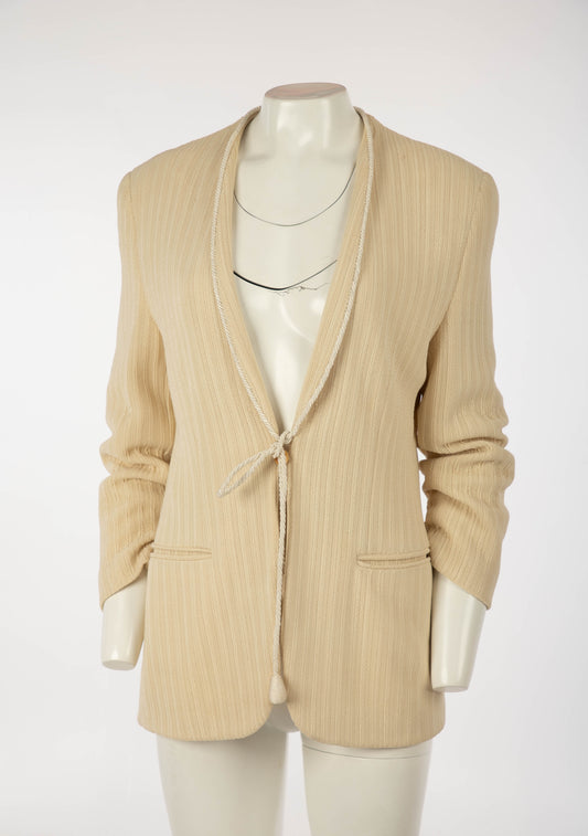 Giorgio Armani S/S 1994 Jacket with Cord Closure