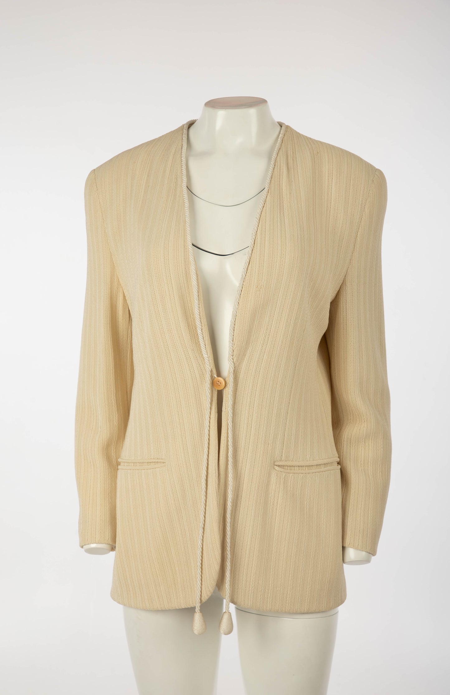 Giorgio Armani S/S 1994 Jacket with Cord Closure