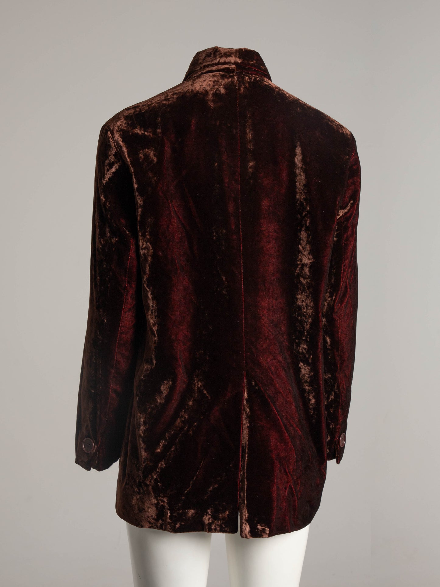 Callaghan Romeo Gigli Era 1994 Brown Velvet Blazer