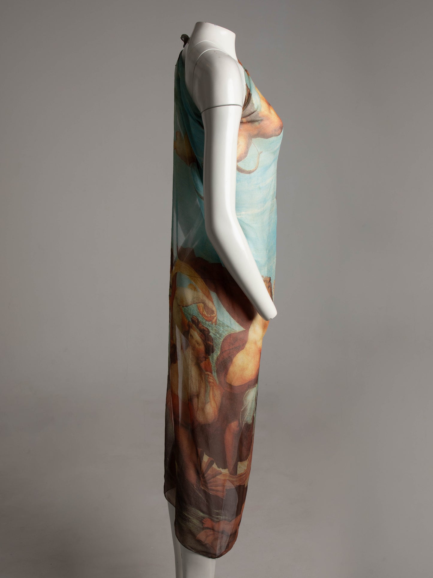 Dolce & Gabbana S/S 1990 Silk Shawl Raphael's 'Triumph of Galatea' Print
