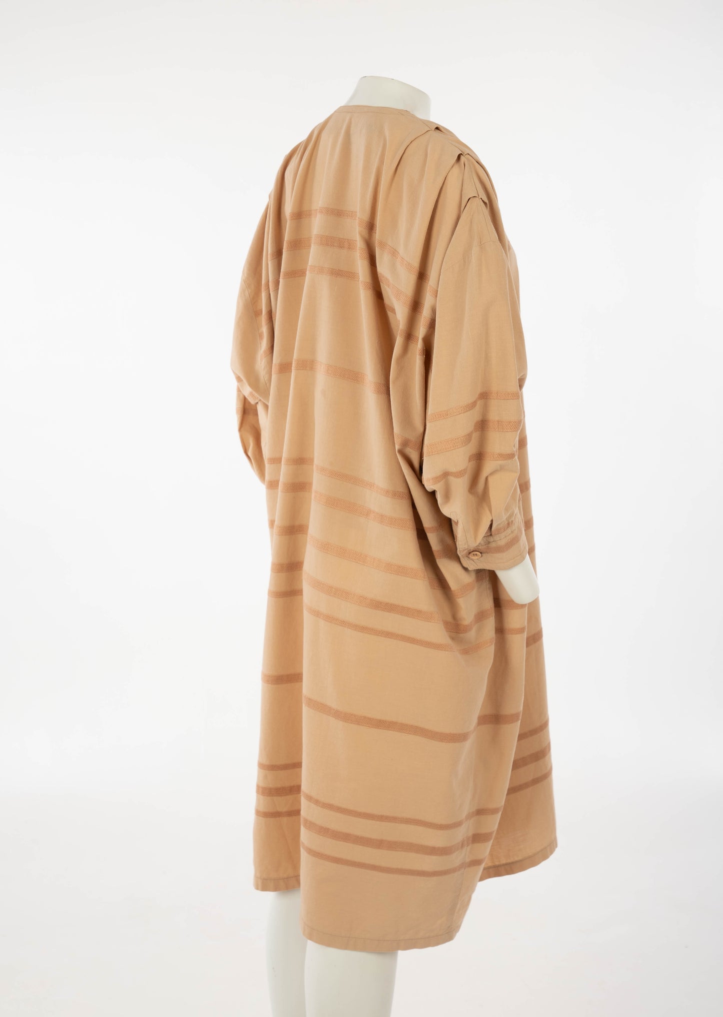 France Andrevie Blush Striped Cotton Smock