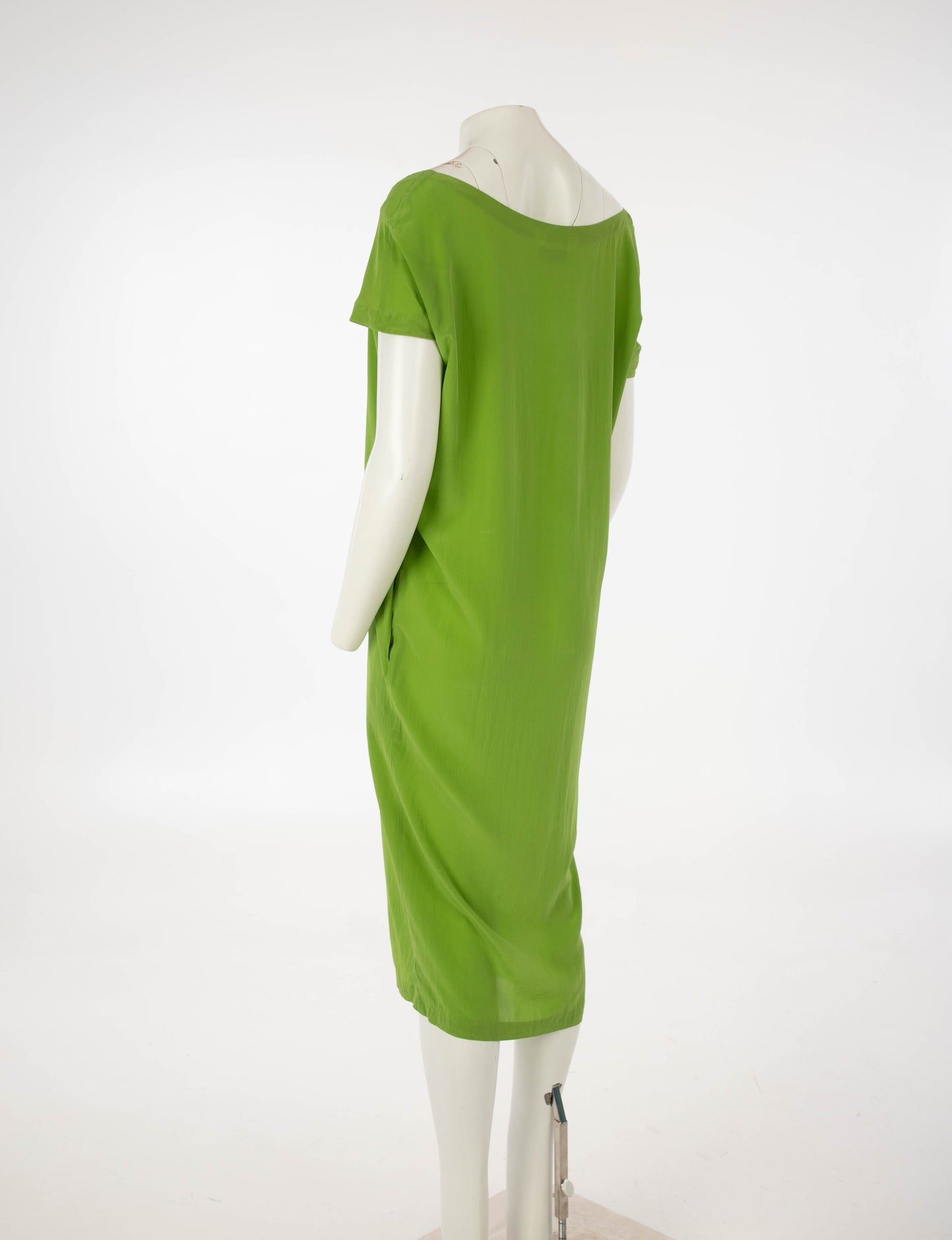 Adeline André Green Silk Dress