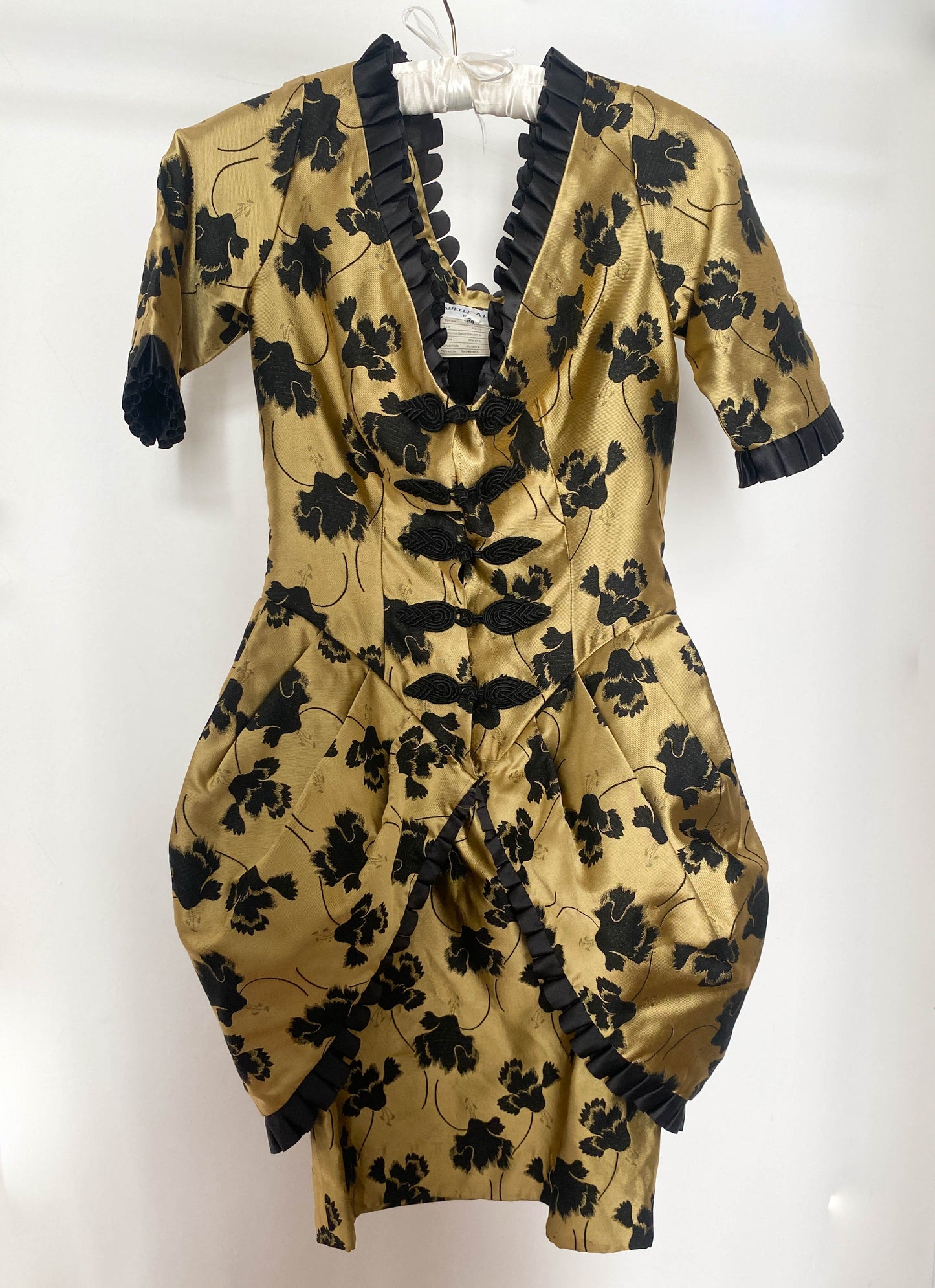 Isabelle Allard Baroque Dress in Gold and Black