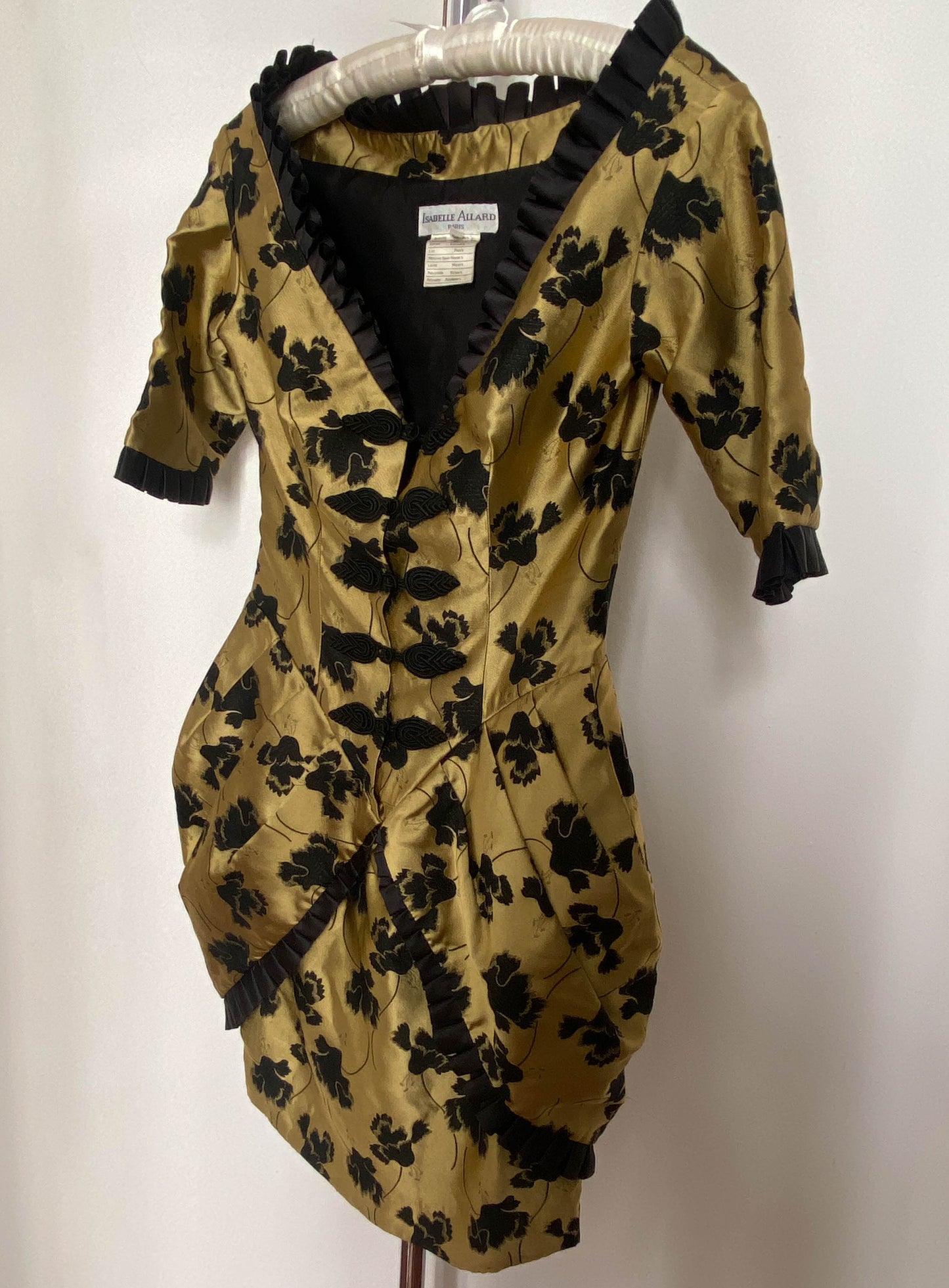 Isabelle Allard Baroque Dress in Gold and Black