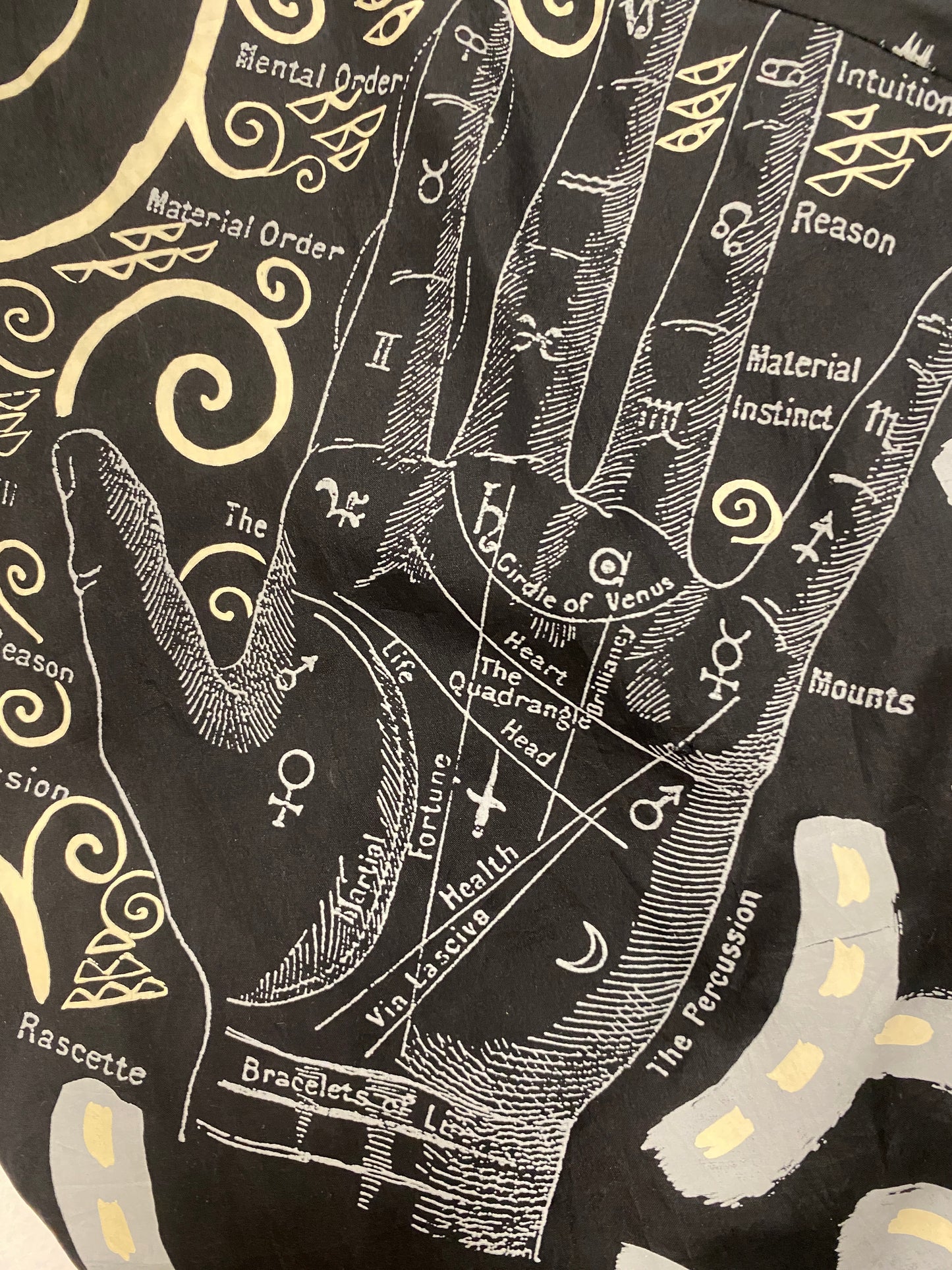 English Eccentrics A/W 1984 Hands Screenprint Silk Trousers