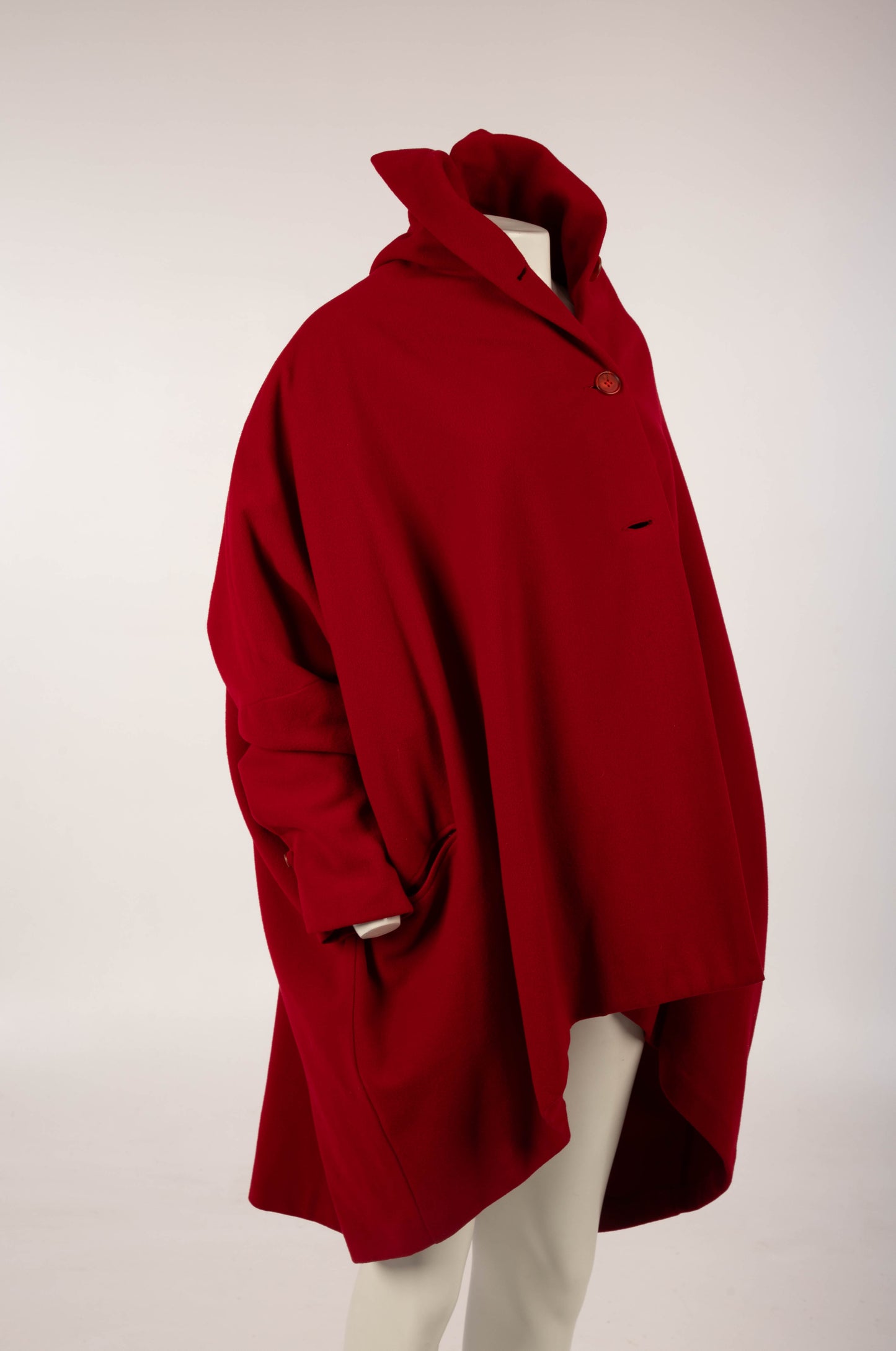 Dolce & Gabbana Red Wool Coat A/W 1990