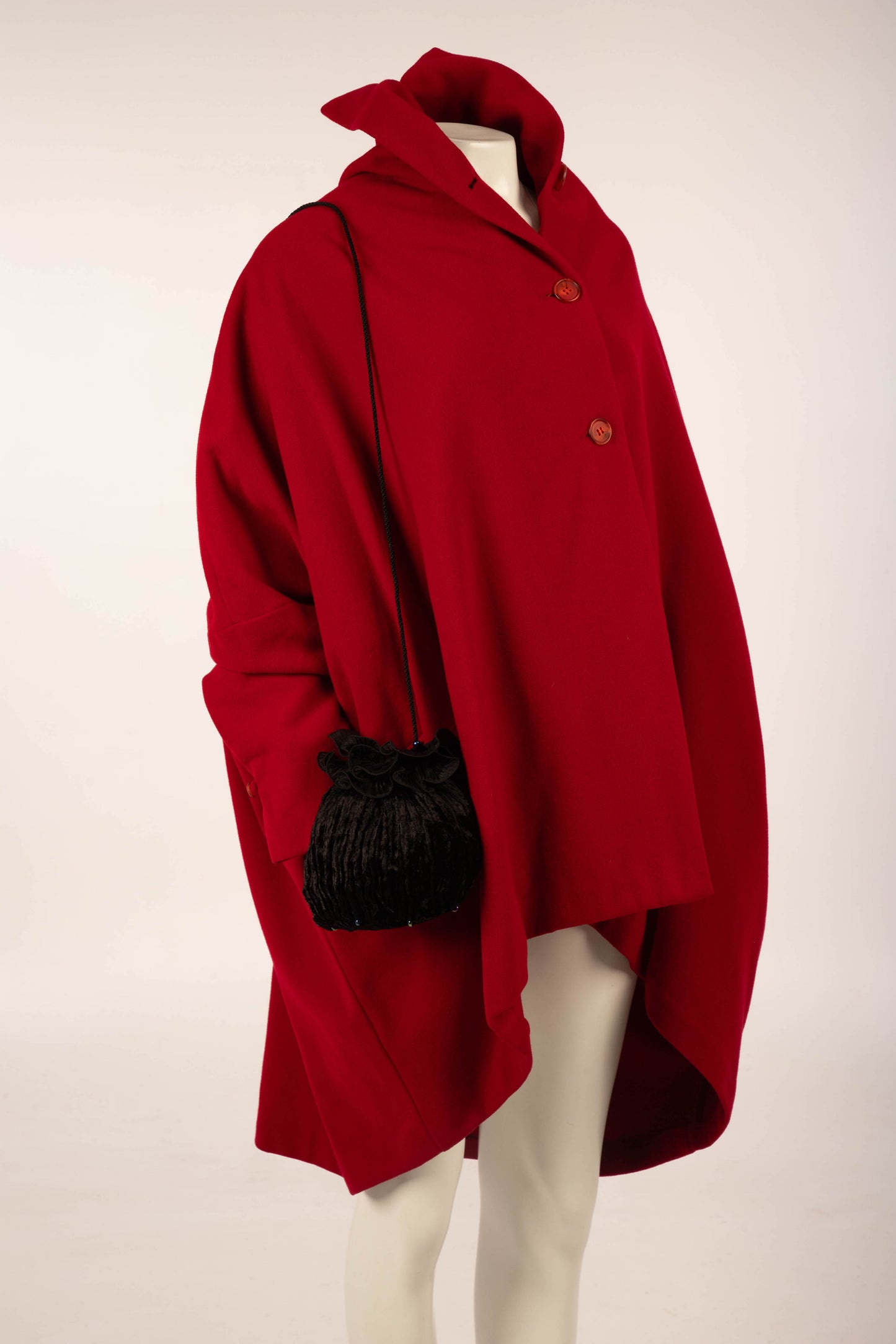 Dolce & Gabbana Red Wool Coat A/W 1990