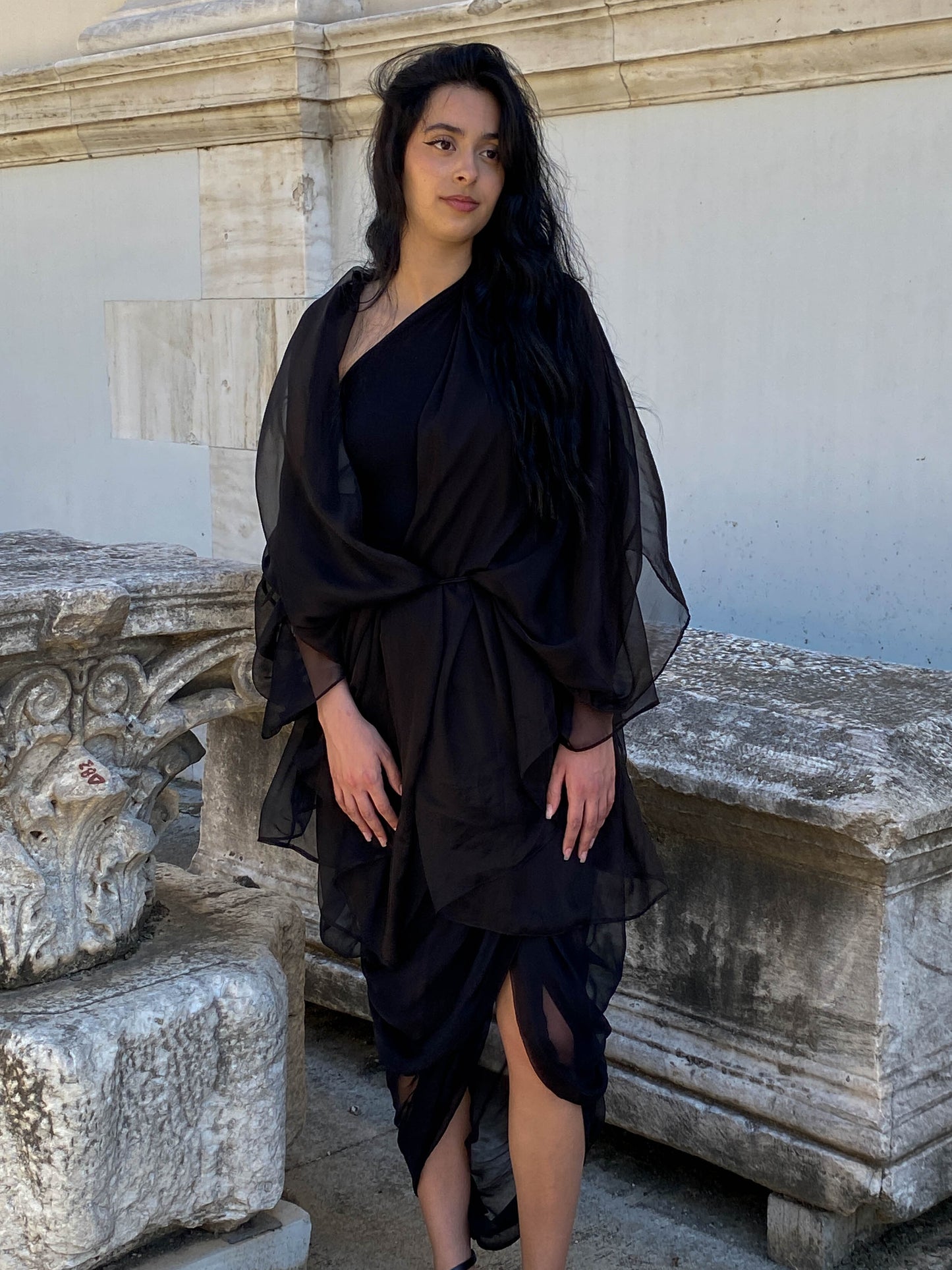 Celia Phillips Black Silk 'Acheron' Jacket