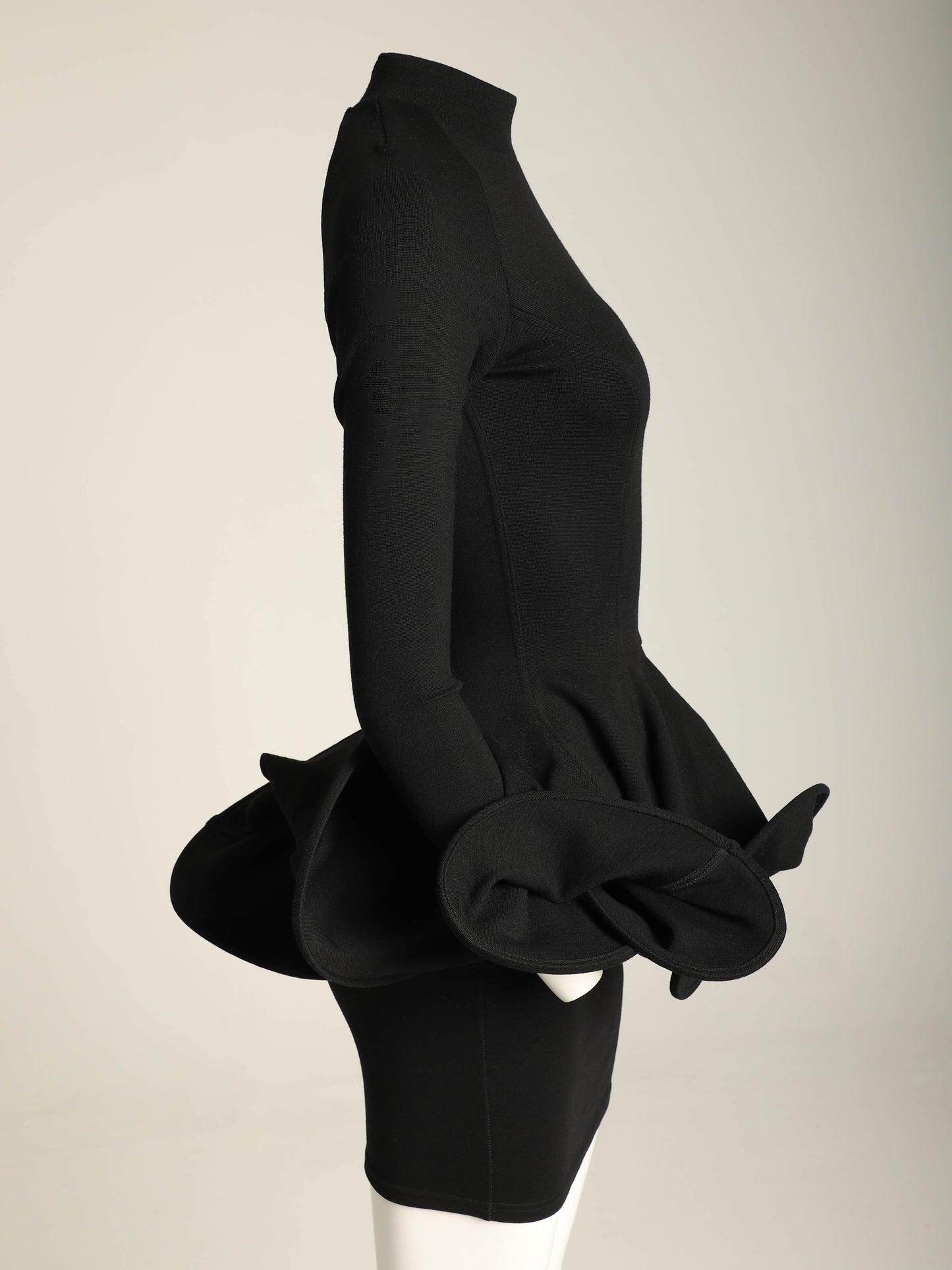 Emilio Cavallini Black Spiral Skirt Dress