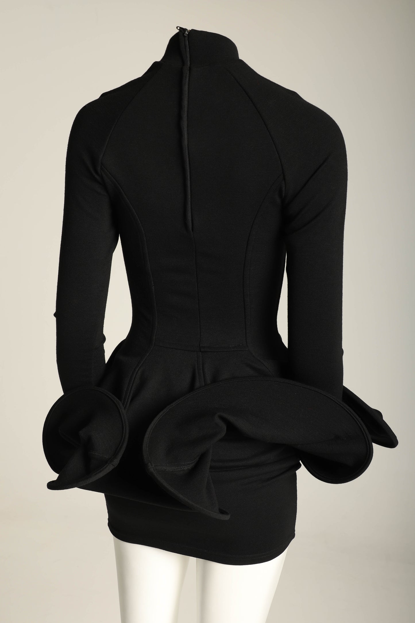 Emilio Cavallini Black Spiral Skirt Dress