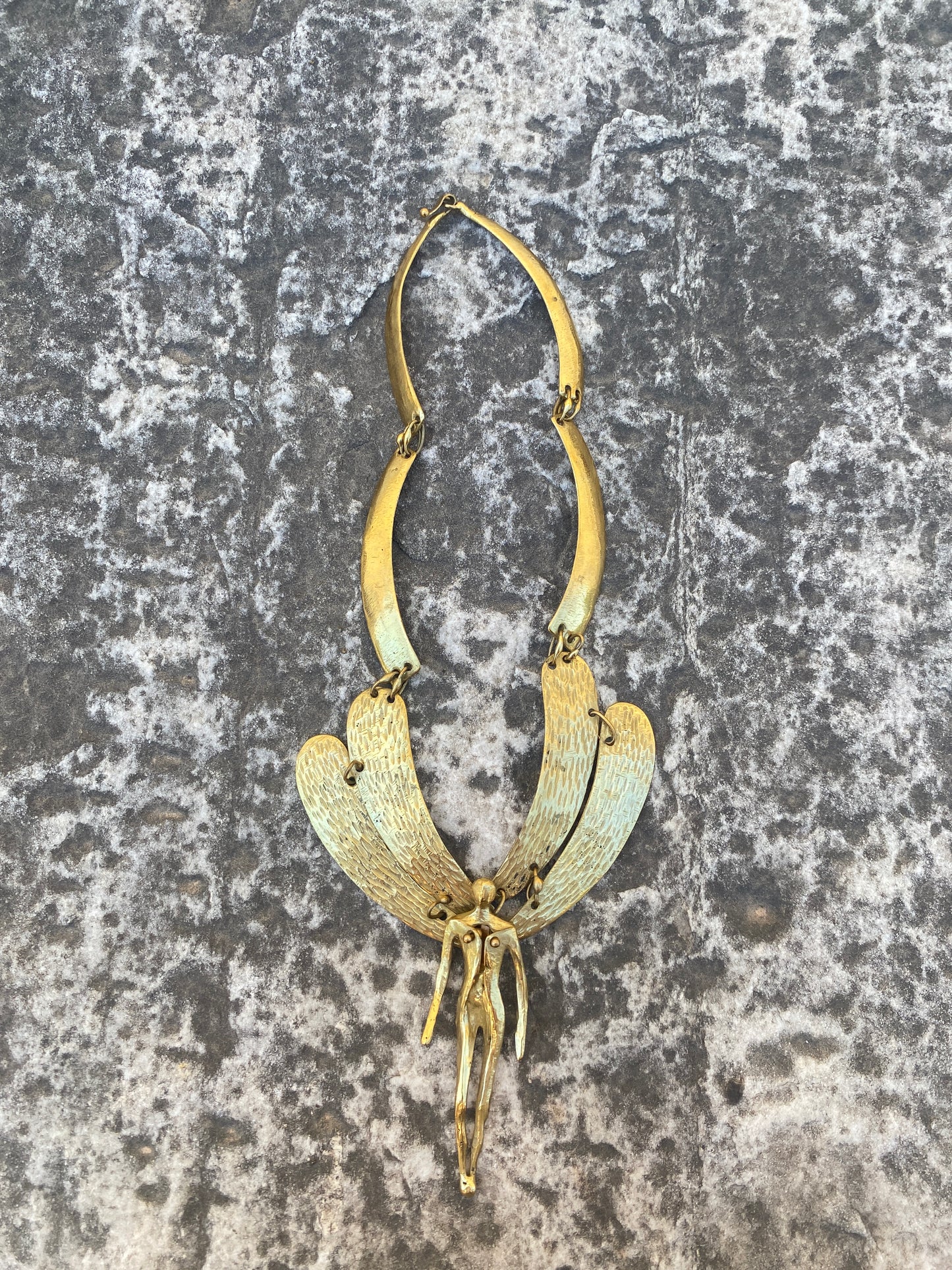 Endo Lozano Ramirez Brass Fairy Necklace