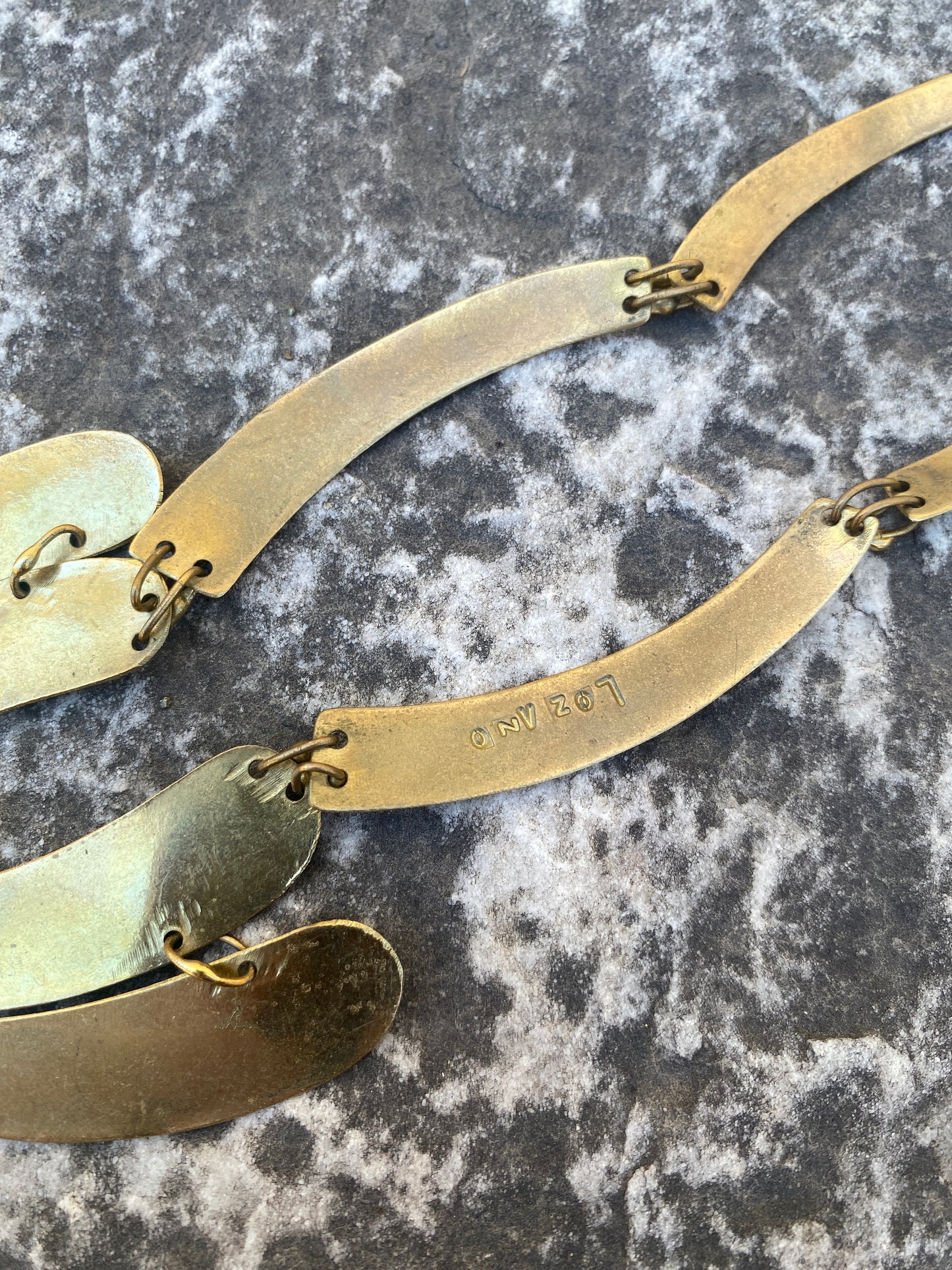 Endo Lozano Ramirez Brass Fairy Necklace