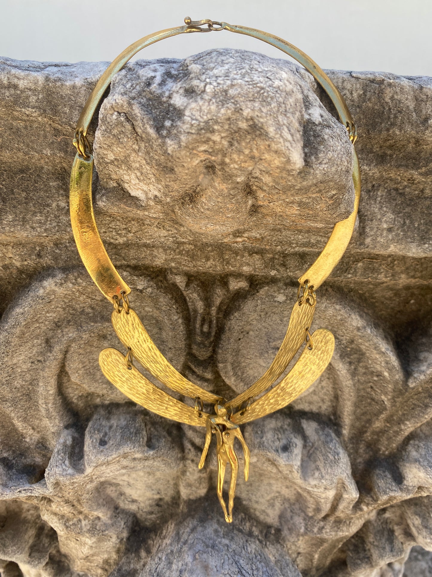Endo Lozano Ramirez Brass Fairy Necklace