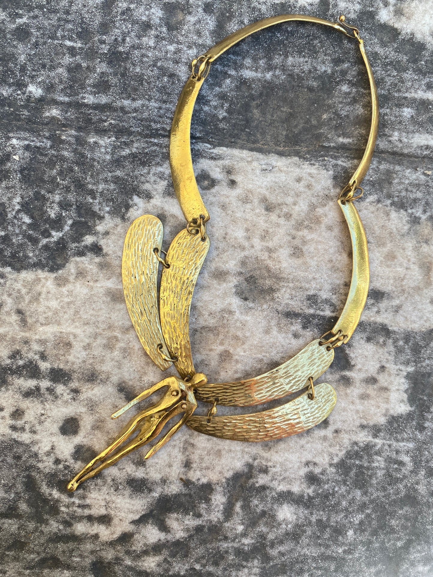 Endo Lozano Ramirez Brass Fairy Necklace
