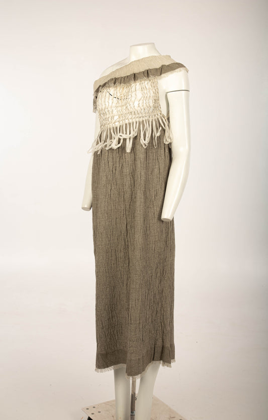 Akihiko Izukura Hand Dyed Hand Woven Organic Silk Dress