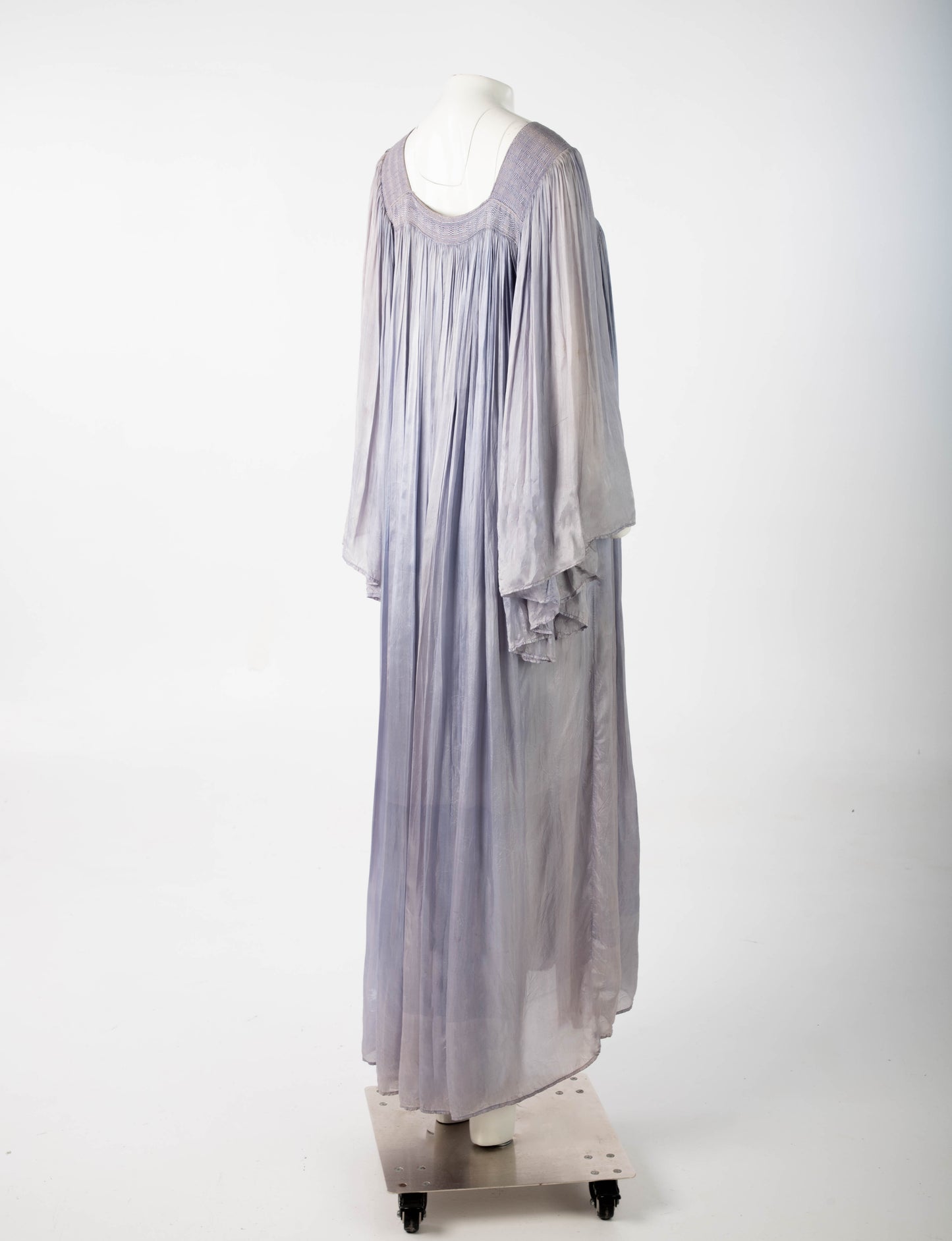 Lilac Afghan Plissé Dress Circa 1970s